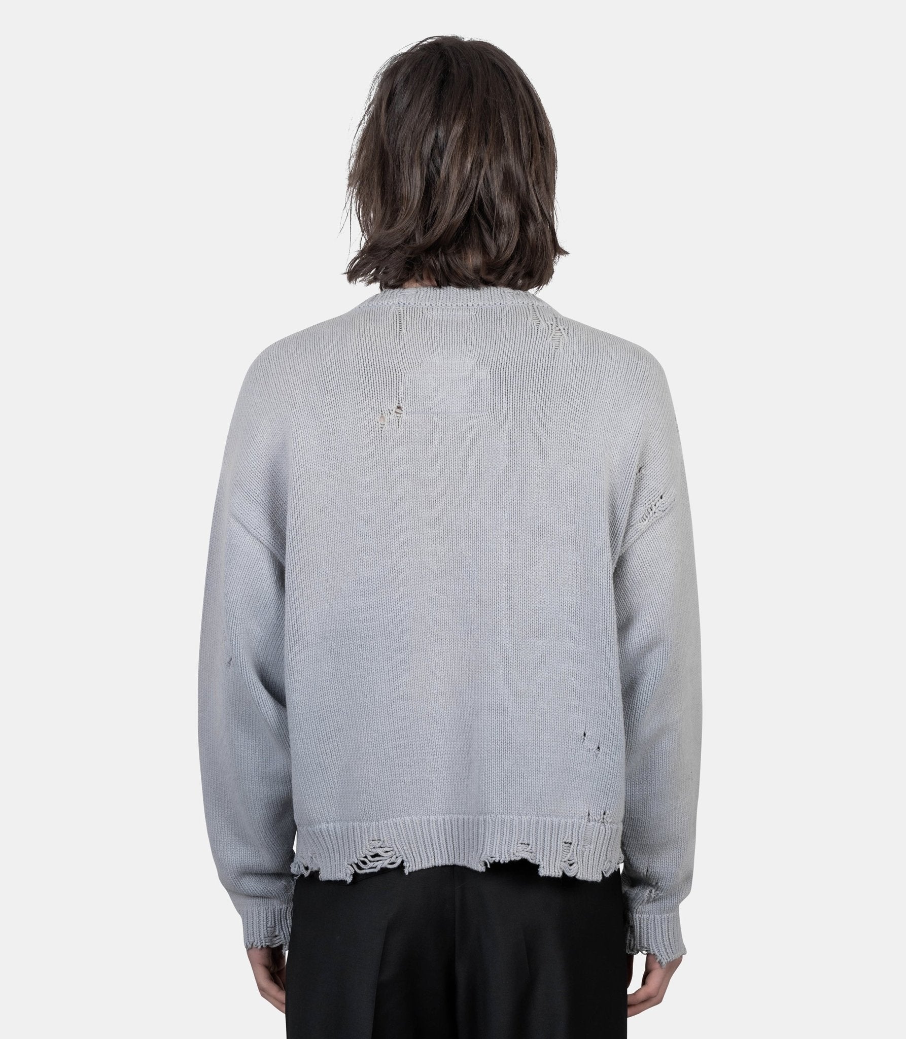 Cardigan jacquard chien - A16CD501-B-46 - Mihara yasuhiro
