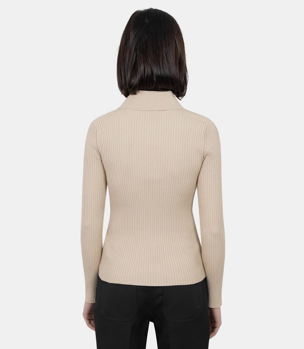 Cardigan maille côtelée double zip125MGI026FI0001 - 1118 - XSCourrèges