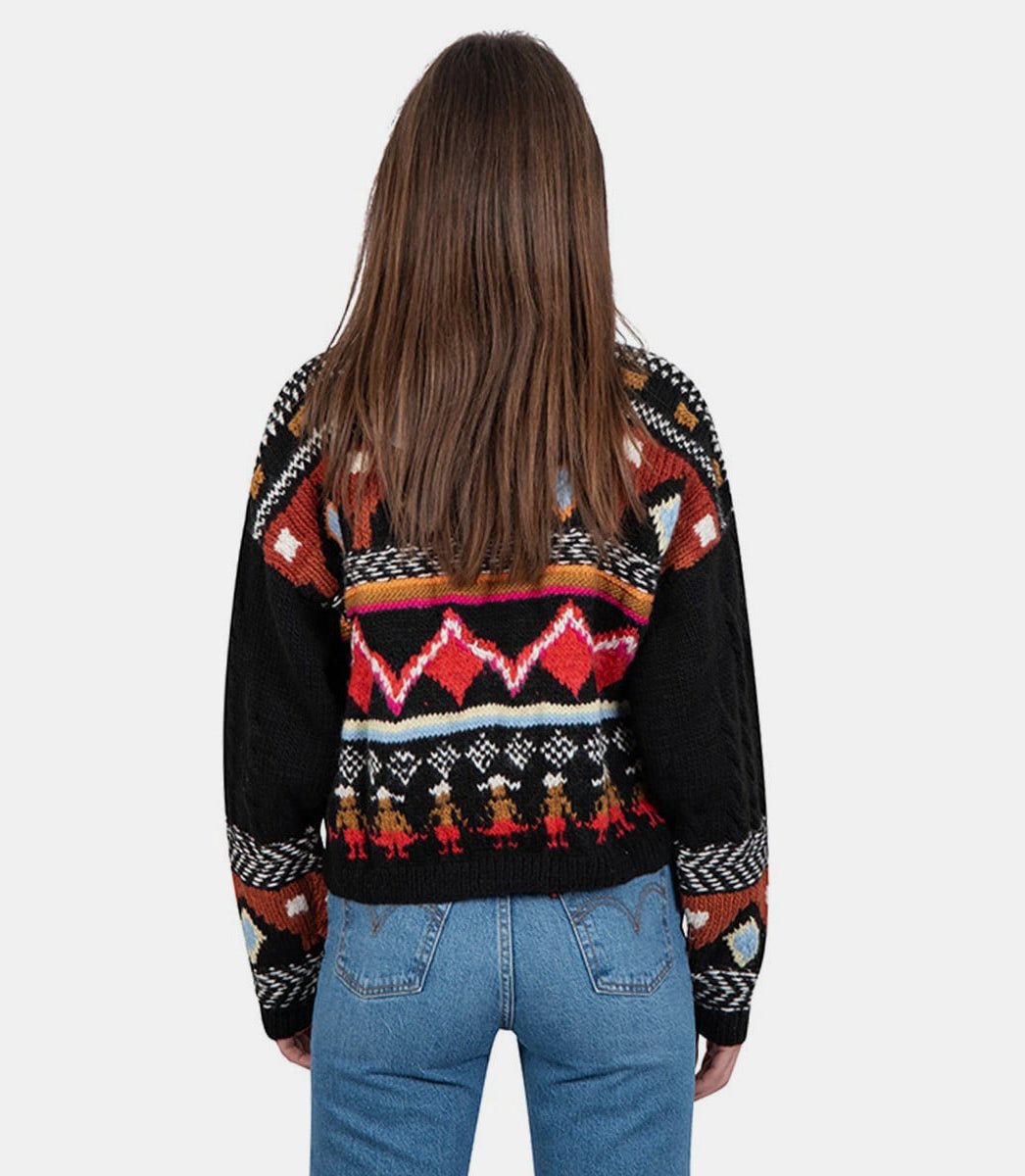 Cardigan narnia en tricotNARNIA - BLACKMULTI - FW23 - XSTach