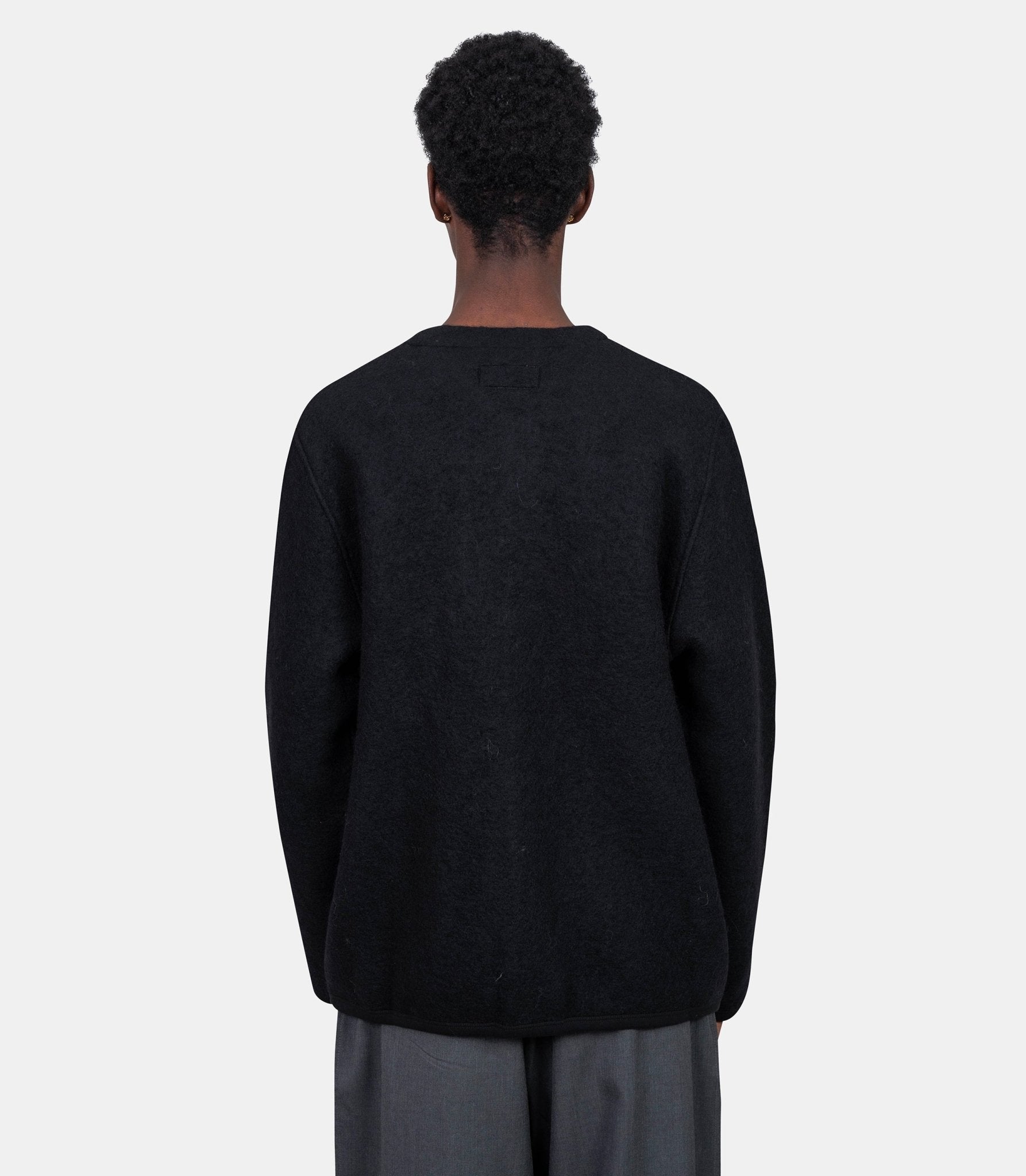 Cardigan polaire - 00016 - black - S - Universal works.