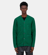 Cardigan polaire - 00016 - green - S - Universal works.