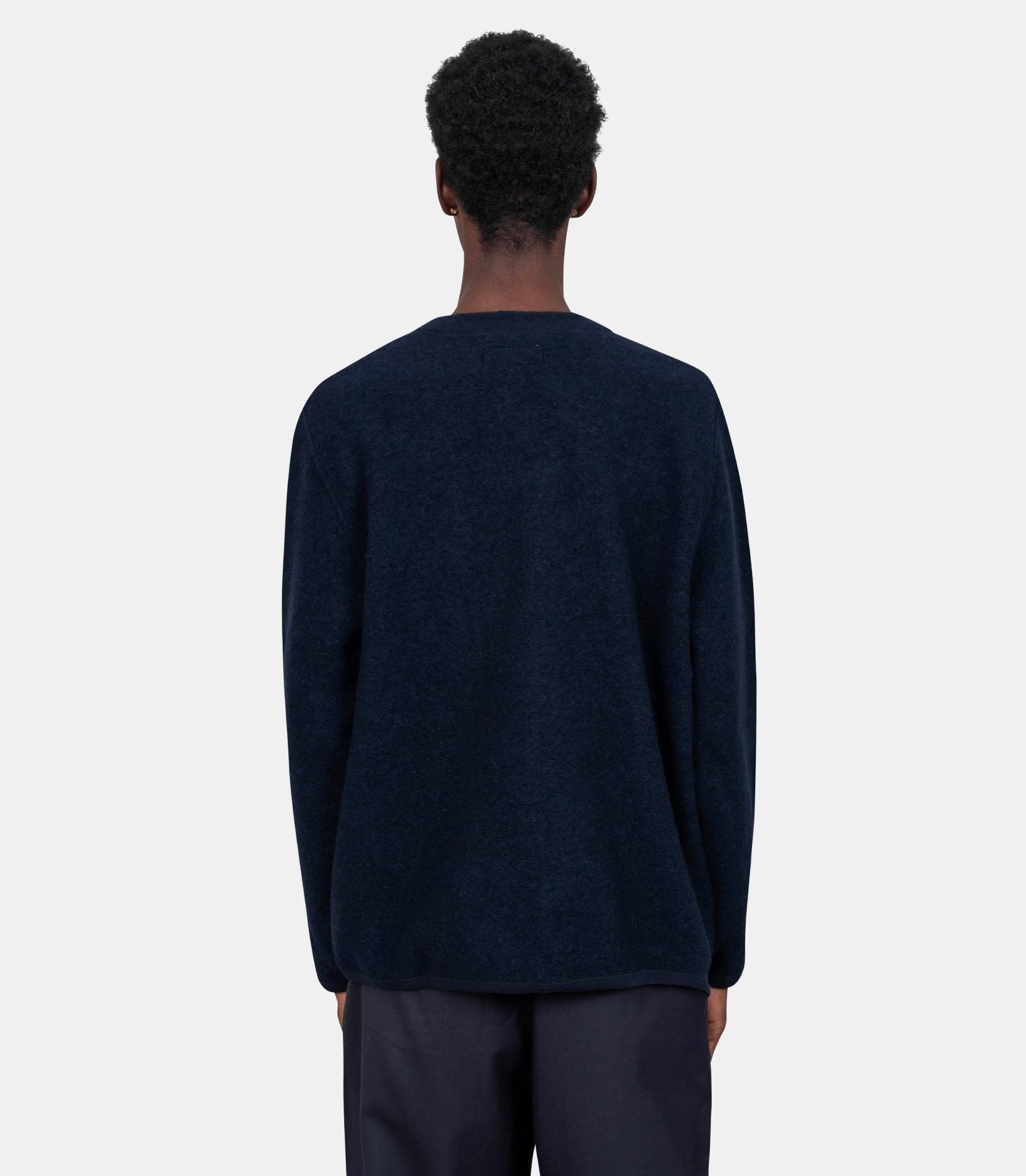 Cardigan polaire - 00016 - navy - S - Universal works.