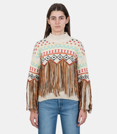 Cardigan sacha en tricot à frangesSACHA - CREAM - FW23 - XSTach