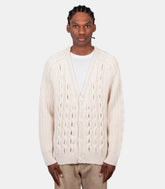 Cardigan torsades ajourées - AH2467-OP-70V-S - Lacoste