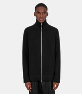 Cardigan zippé en maille-SI1HA0013-S17781-900F-M-Maison margiela