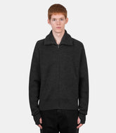 Cardigan zippé-PO0051-LK1068-BK300-M-Lemaire