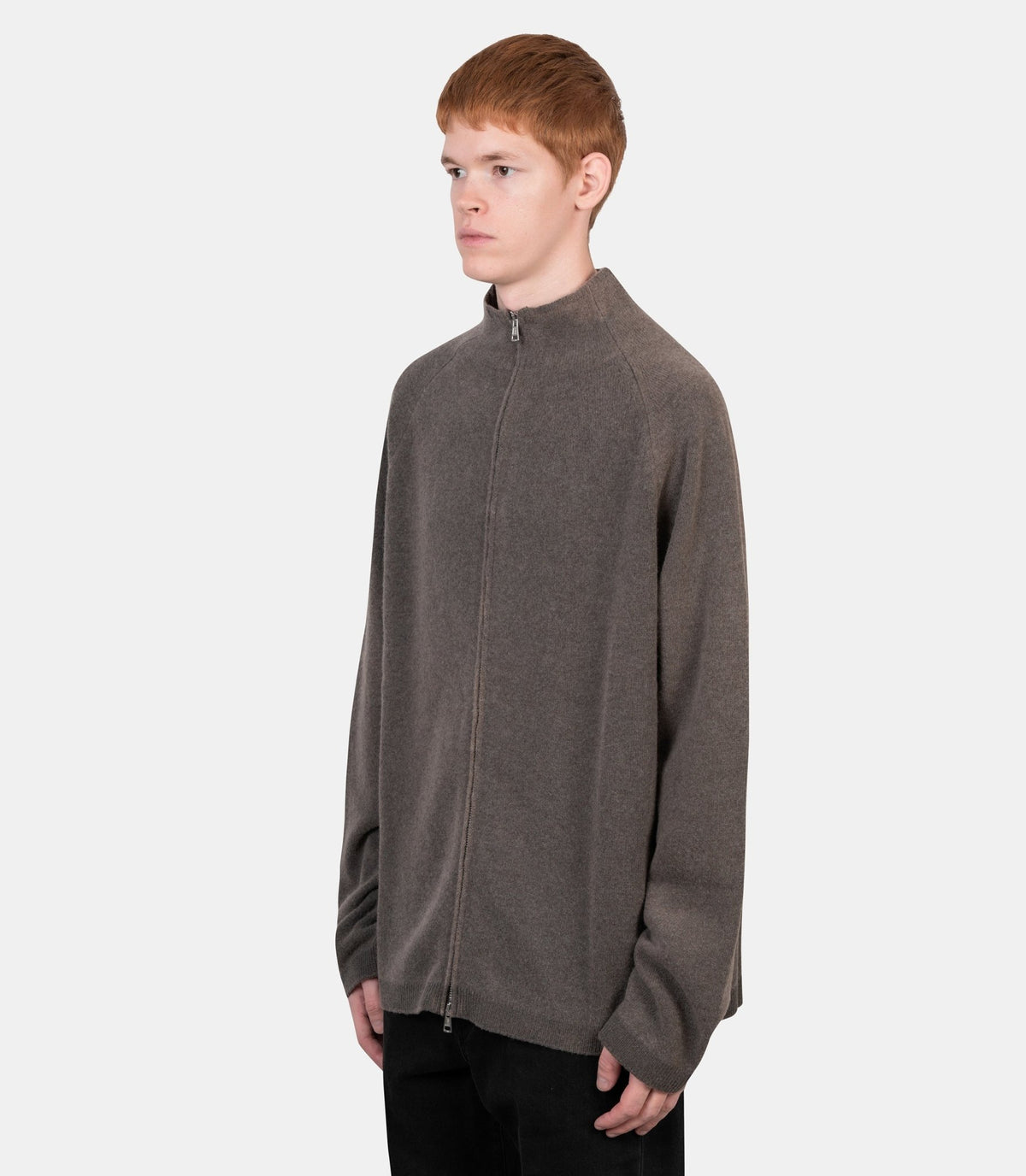 Cardigan zippé-M4263LM-Marron-46-Our legacy