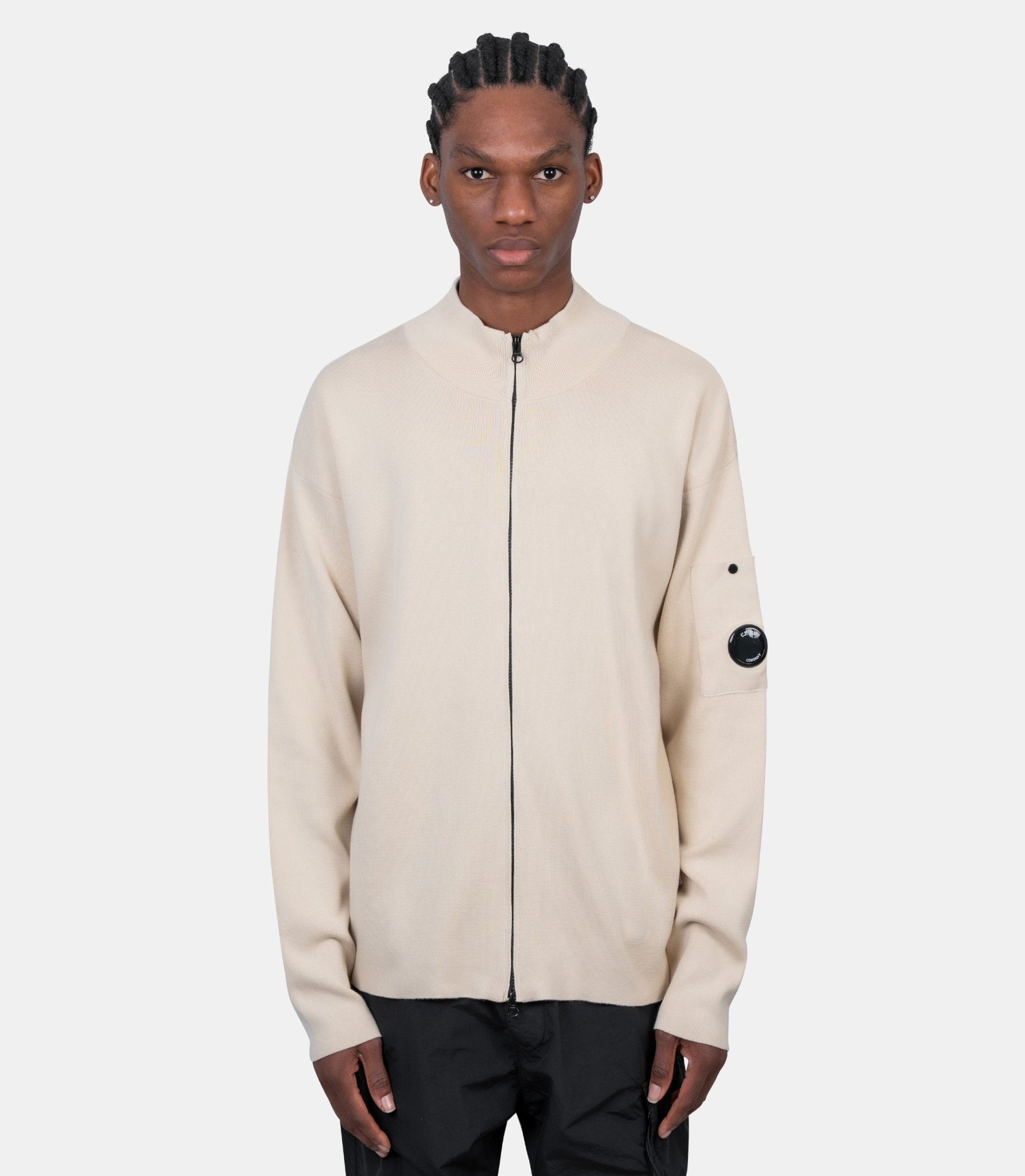 Cardigan zippé sea island - 20CMKN096A-110560A-114-S - C.p. company