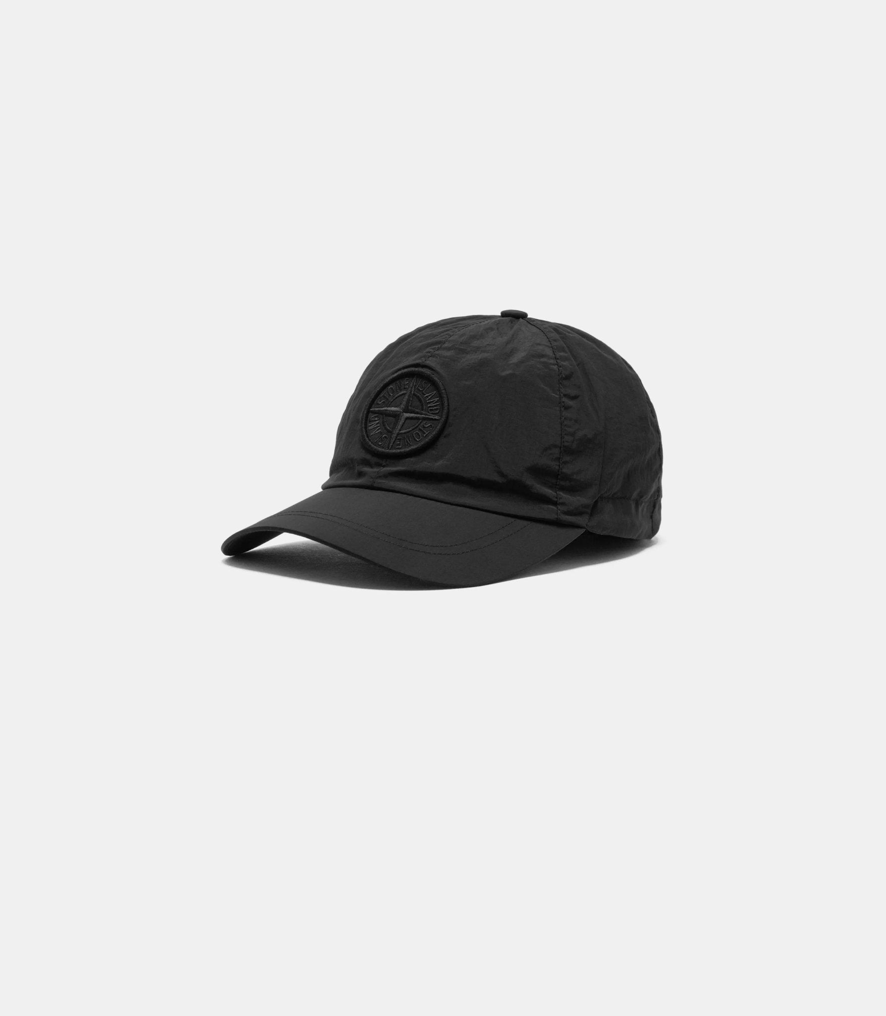 Casquette logo compass brodé nylon metal in econyl-L2S159100011S0076-V0029-L-Stone island