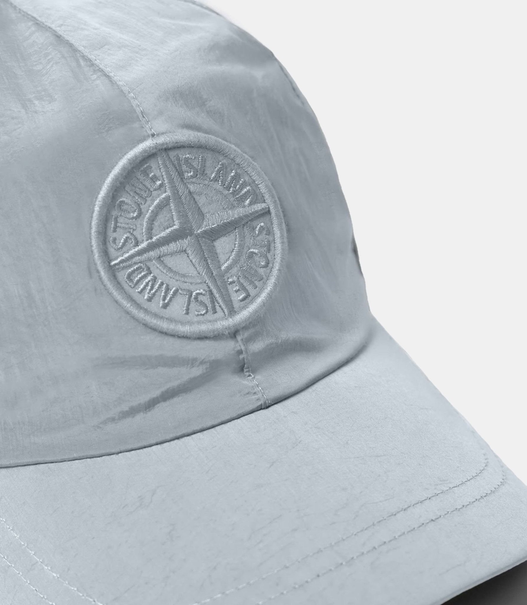Casquette logo compass nylon metal in econyl-L2S159100011S0076-V0049-L-Stone island