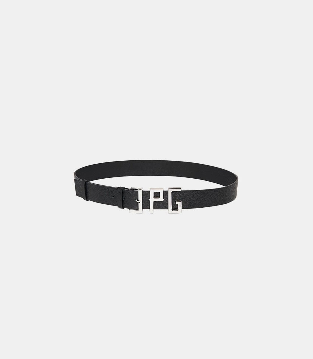 Ceinture en cuir lettres métal "jpg"25/33 - F - CE018 - L029 - 00 - 80Jean paul gaultier