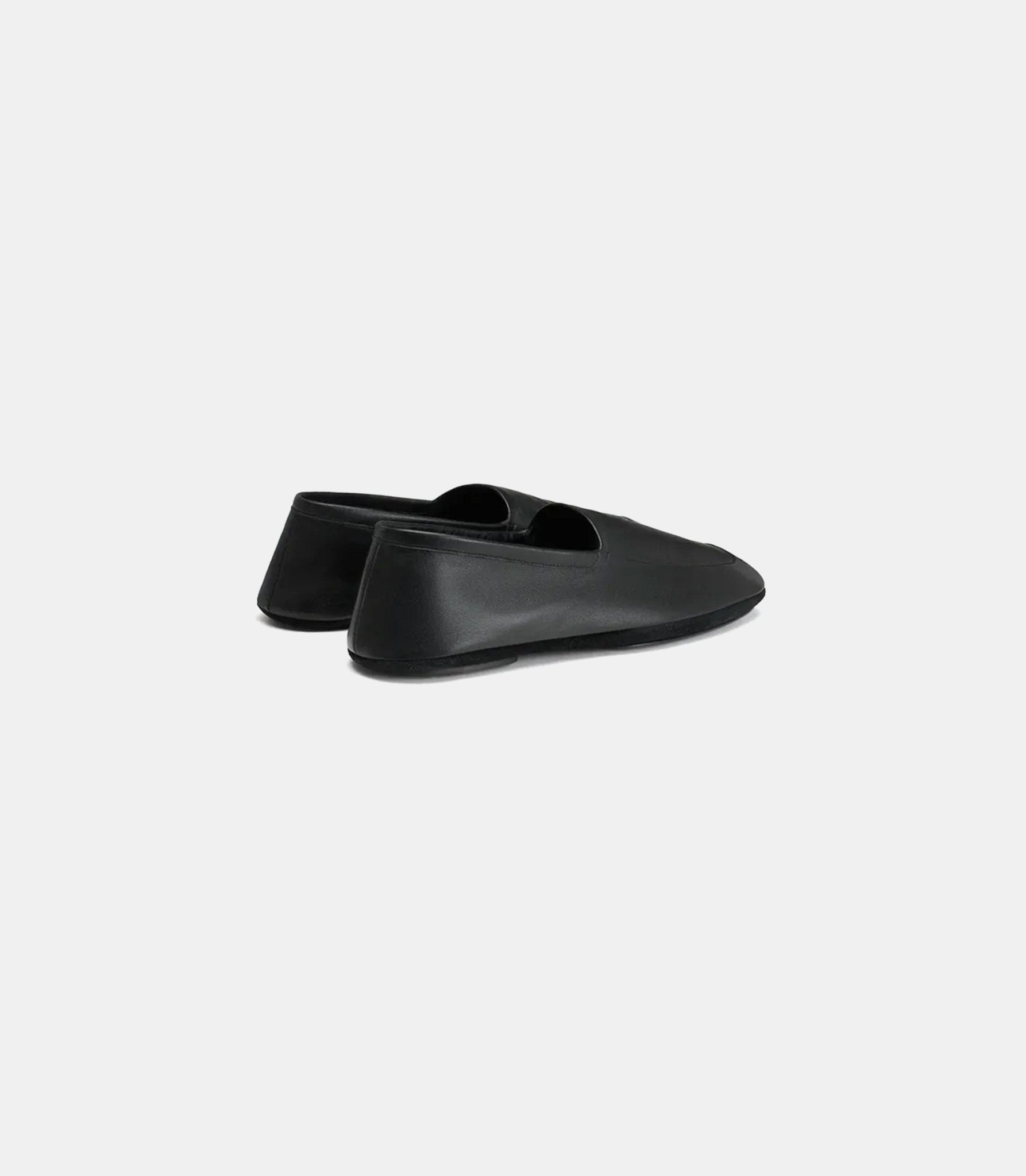 Chaussons en cuir nappa - FO0288 LL0023-BK999-40 - Lemaire