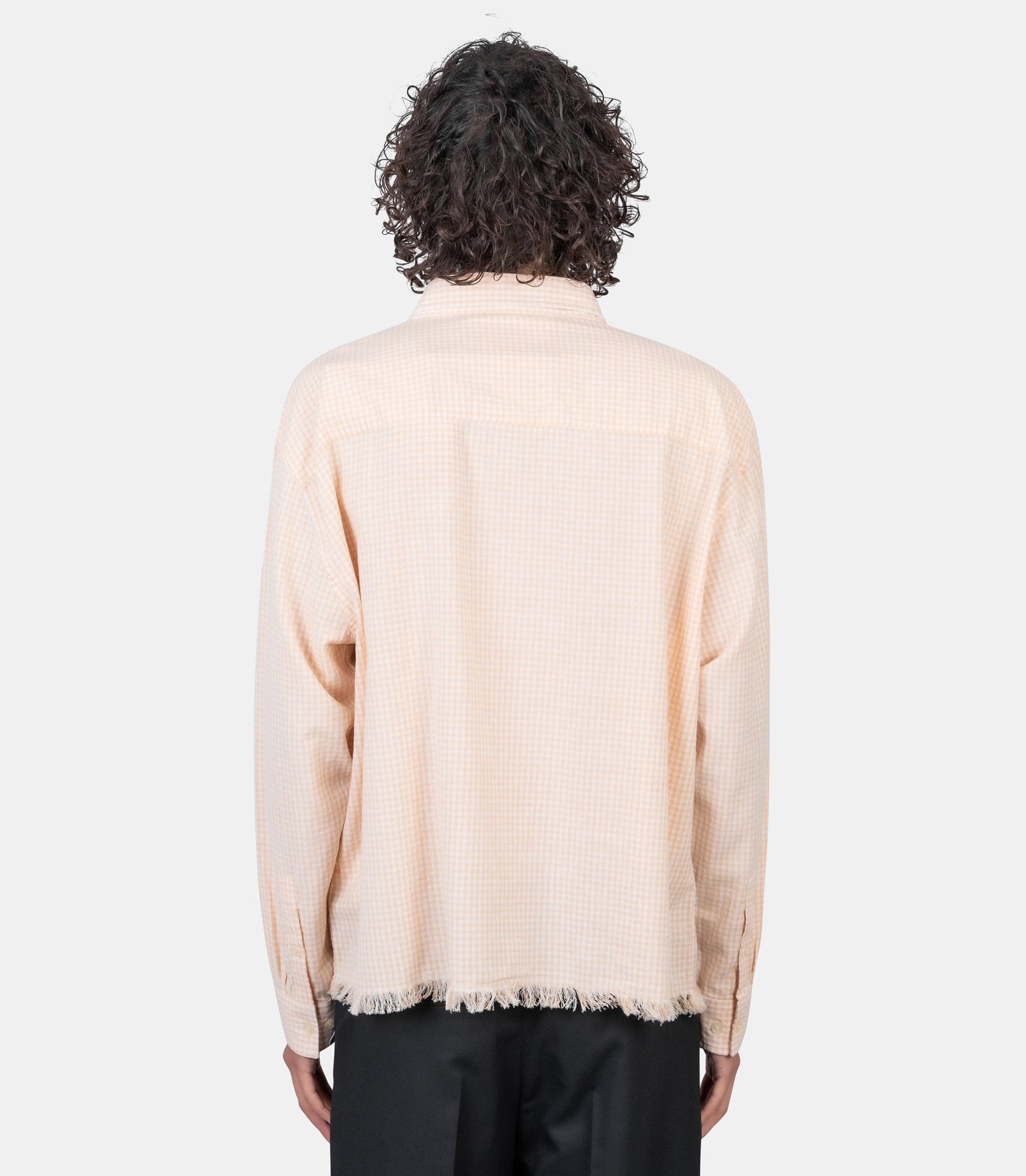 Chemise à carreaux - 1115-orange-S - Bram’s fruit