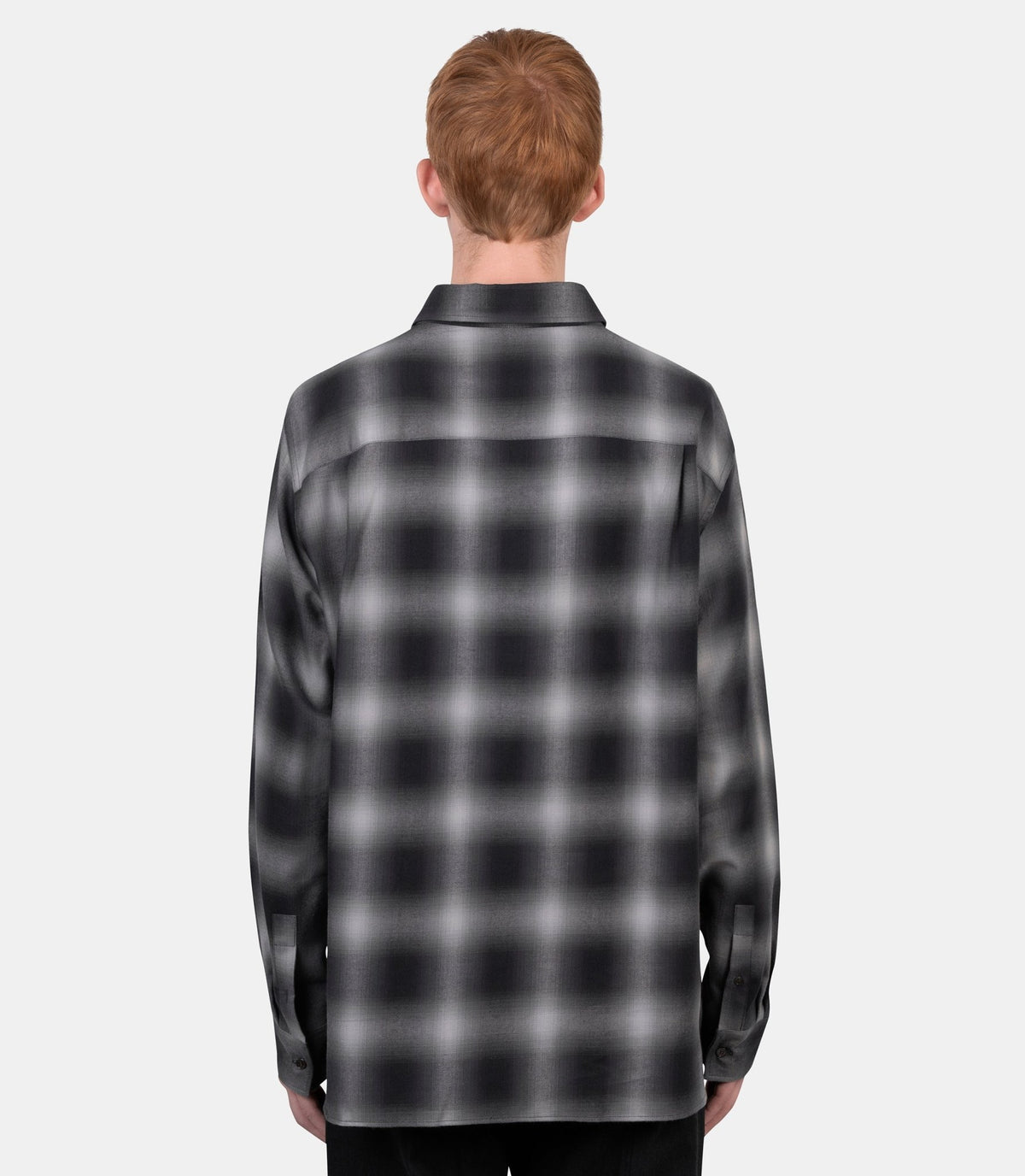 Chemise à carreaux-MRMWI07WC5113-0615-S-Maison kitsuné