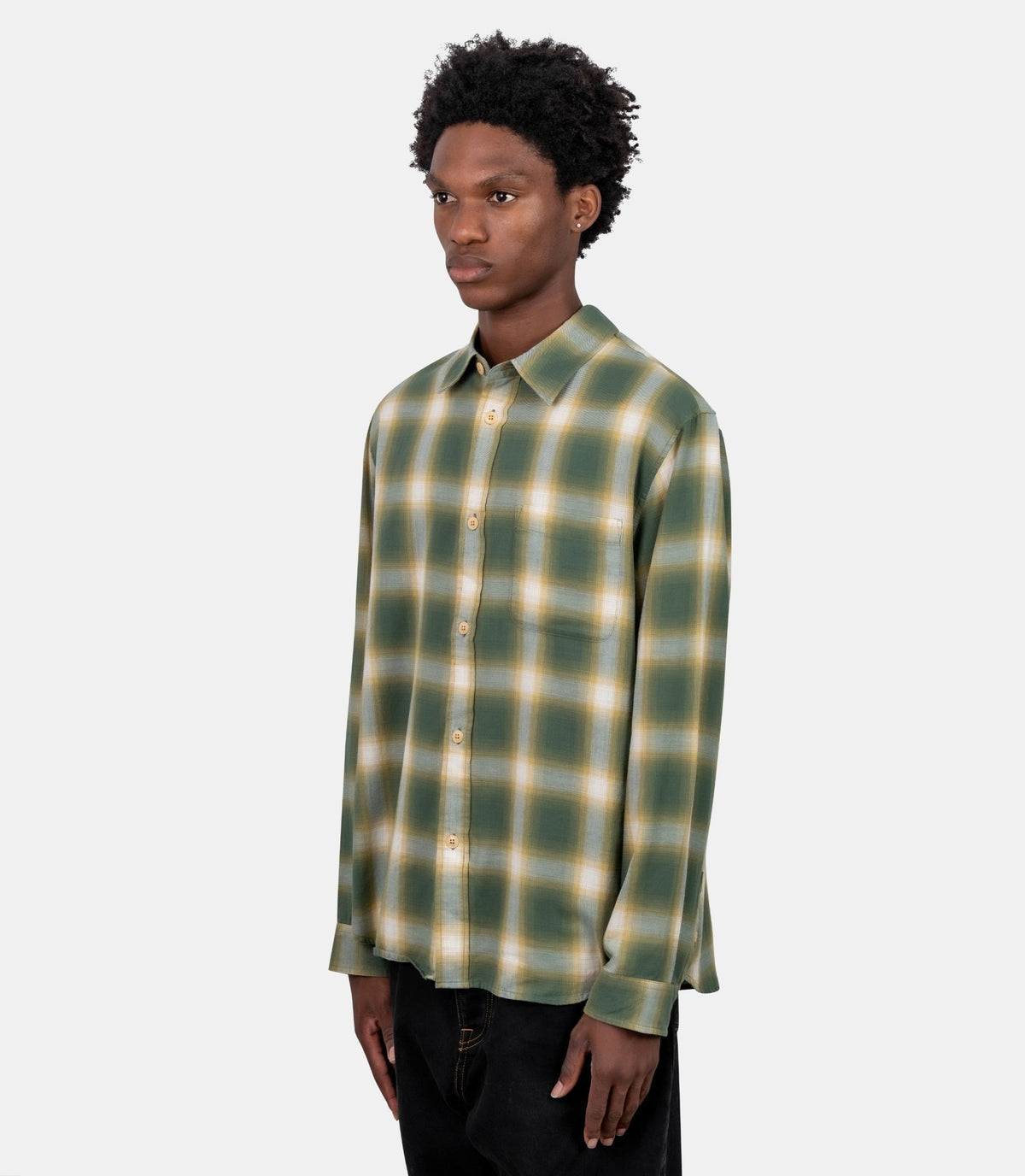 Chemise à carreaux-1110391-0401-S-Stüssy