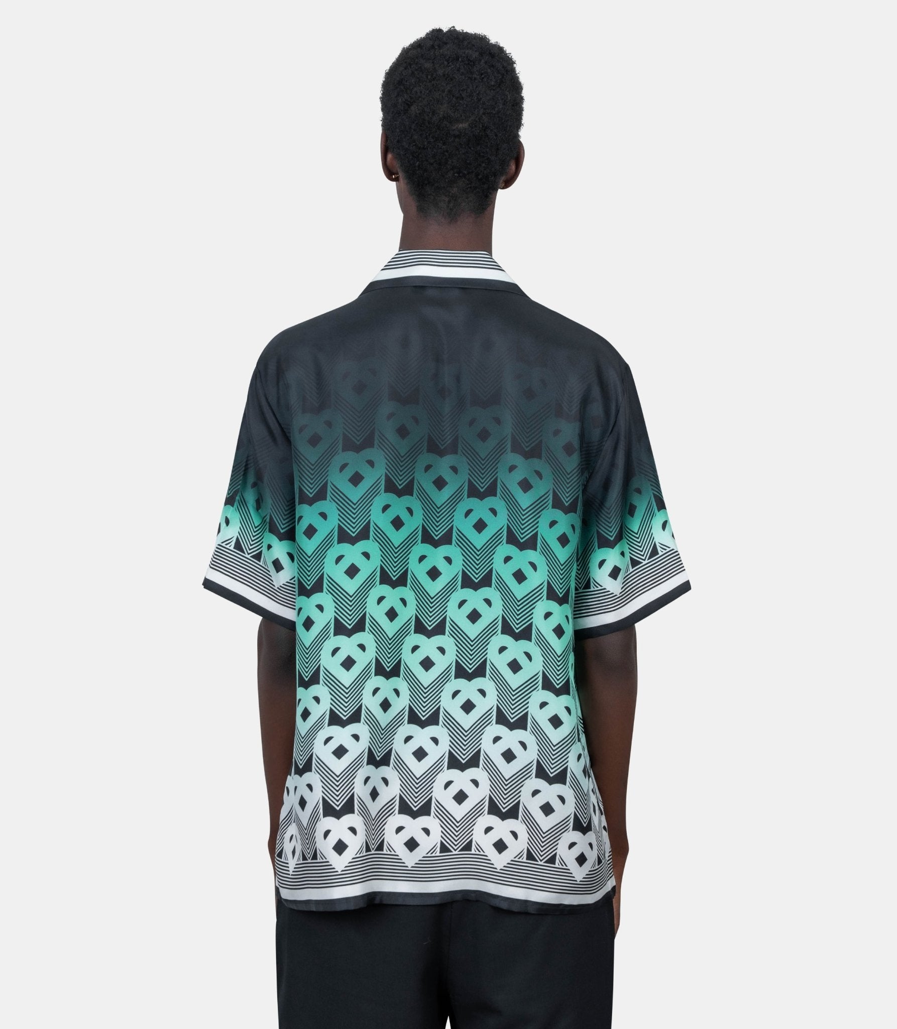 Chemise à col cubain - MPF25 - SH - 003 - 04 - M - Casablanca