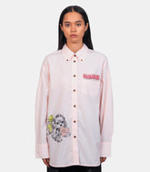 Chemise à rayures - W0898 - 973 - 34 - Ganni