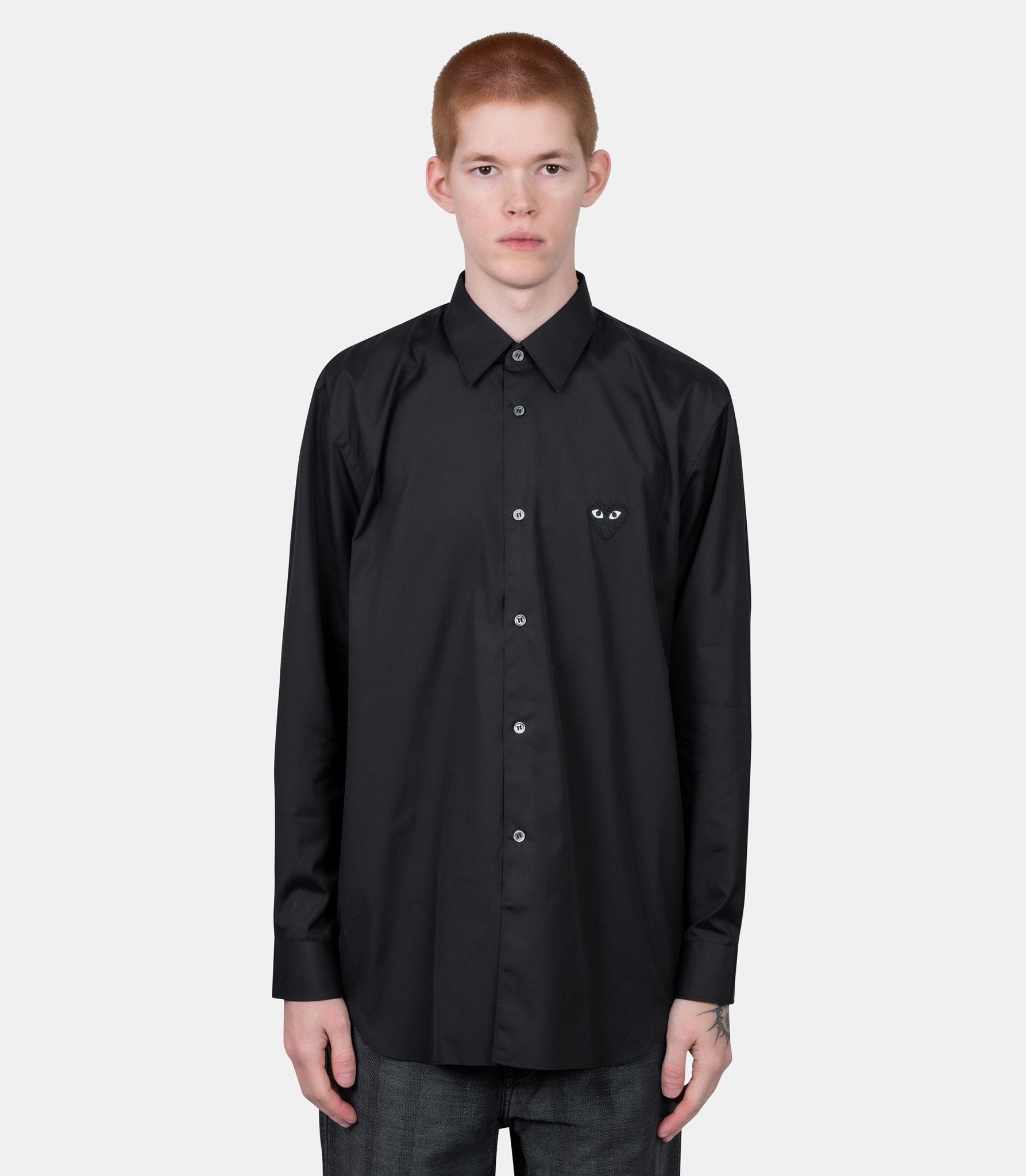 Chemise avec emblème tissé - AX-B004-051-1-S - Comme des garçons play