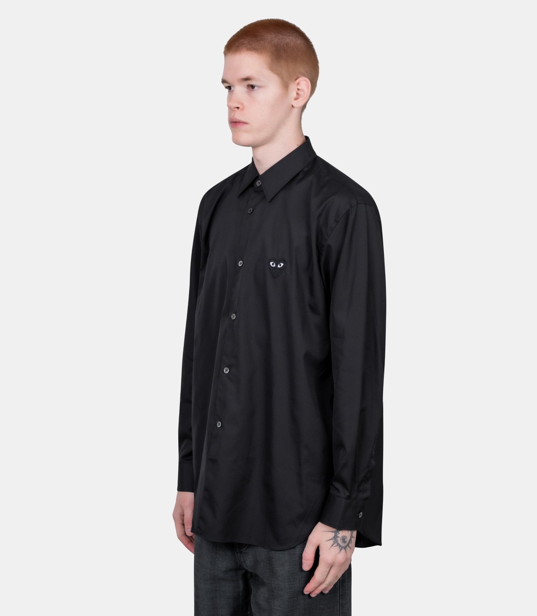 Chemise avec emblème tissé - AX-B004-051-1-S - Comme des garçons play