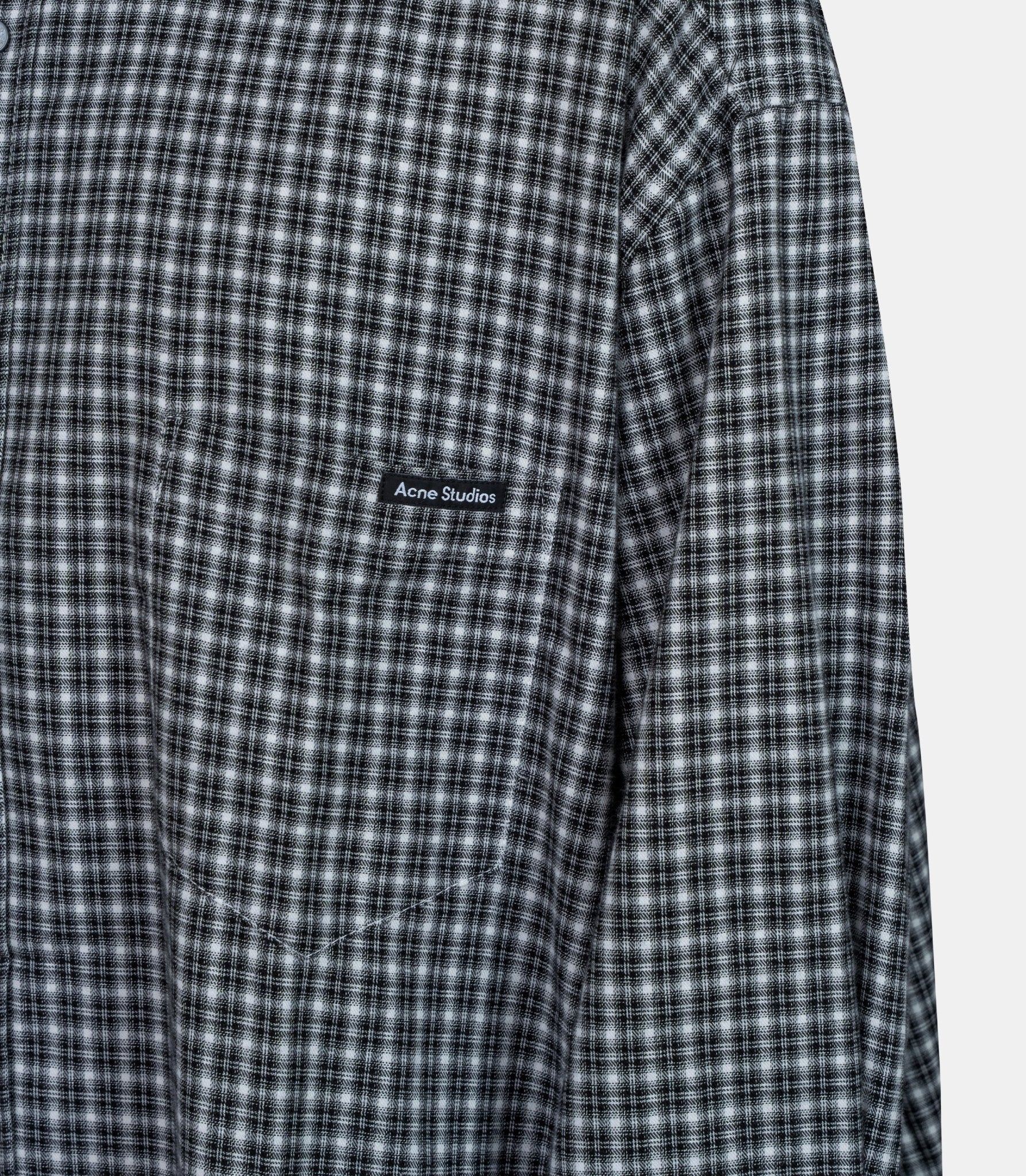 Chemise boutonnée en flanelle - BB0667-J83-46 - Acne studios