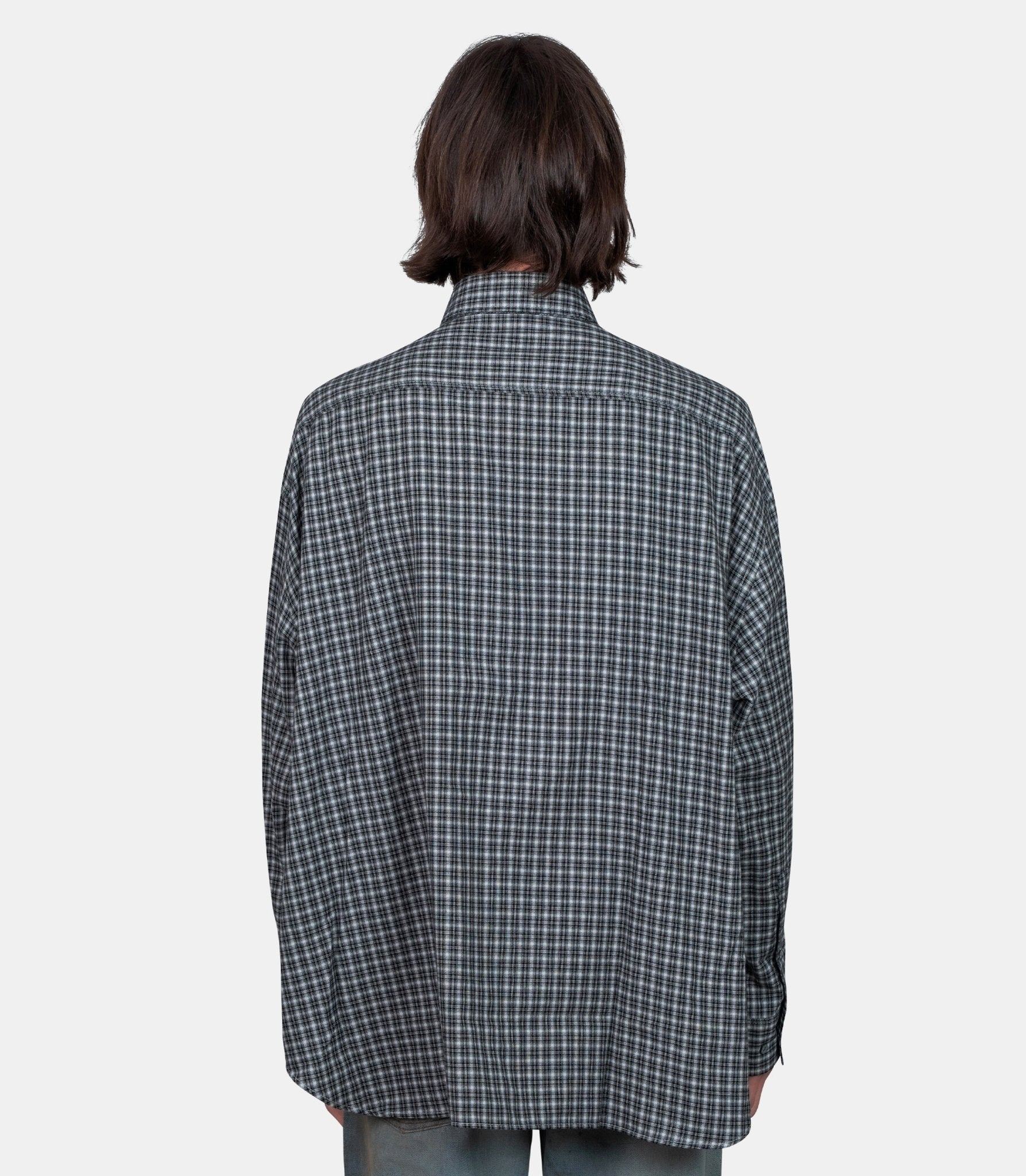 Chemise boutonnée en flanelle - BB0667-J83-46 - Acne studios