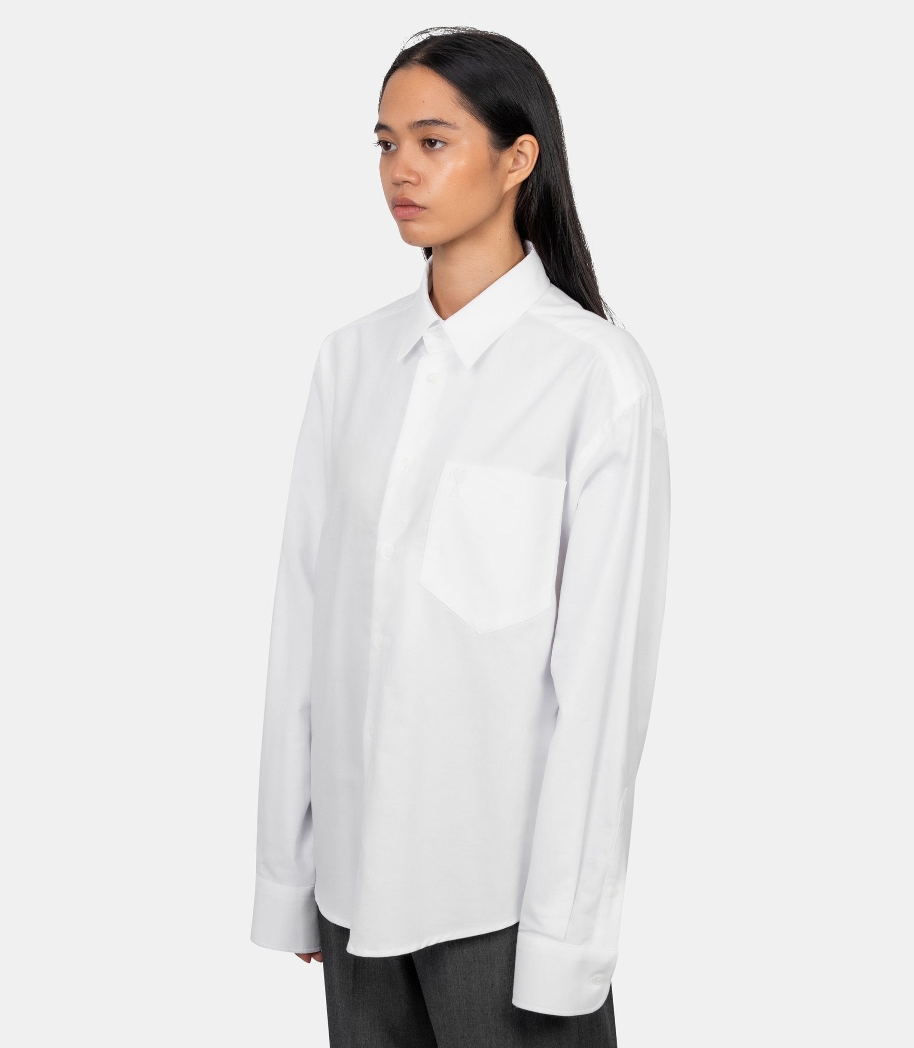 Chemise boxy ami de coeur - USH766.CO0031 - 168 - XS - Ami paris