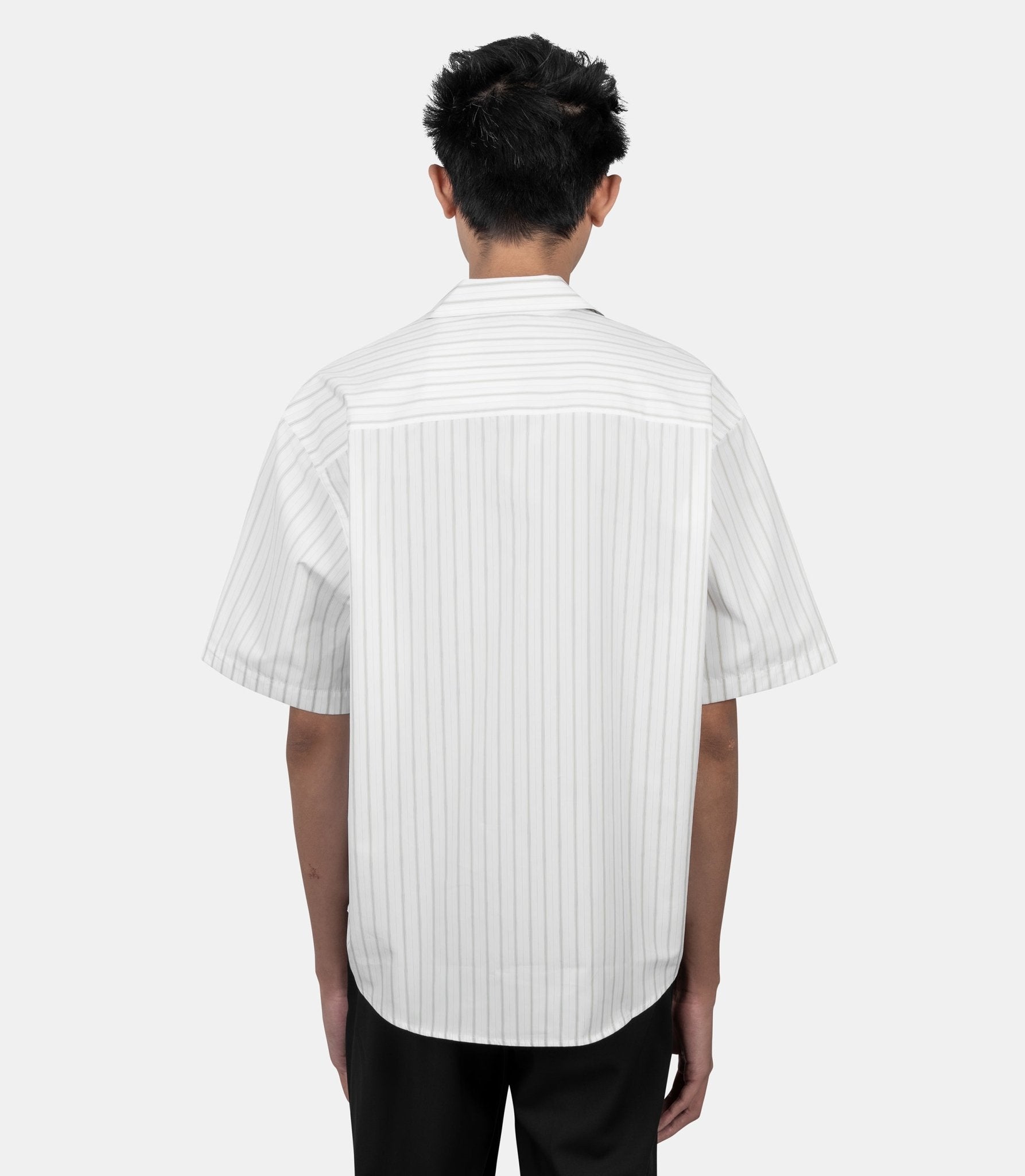 Chemise boxy manches courtes ami de coeur - HSH833.CO0220.A075-38 - Ami paris