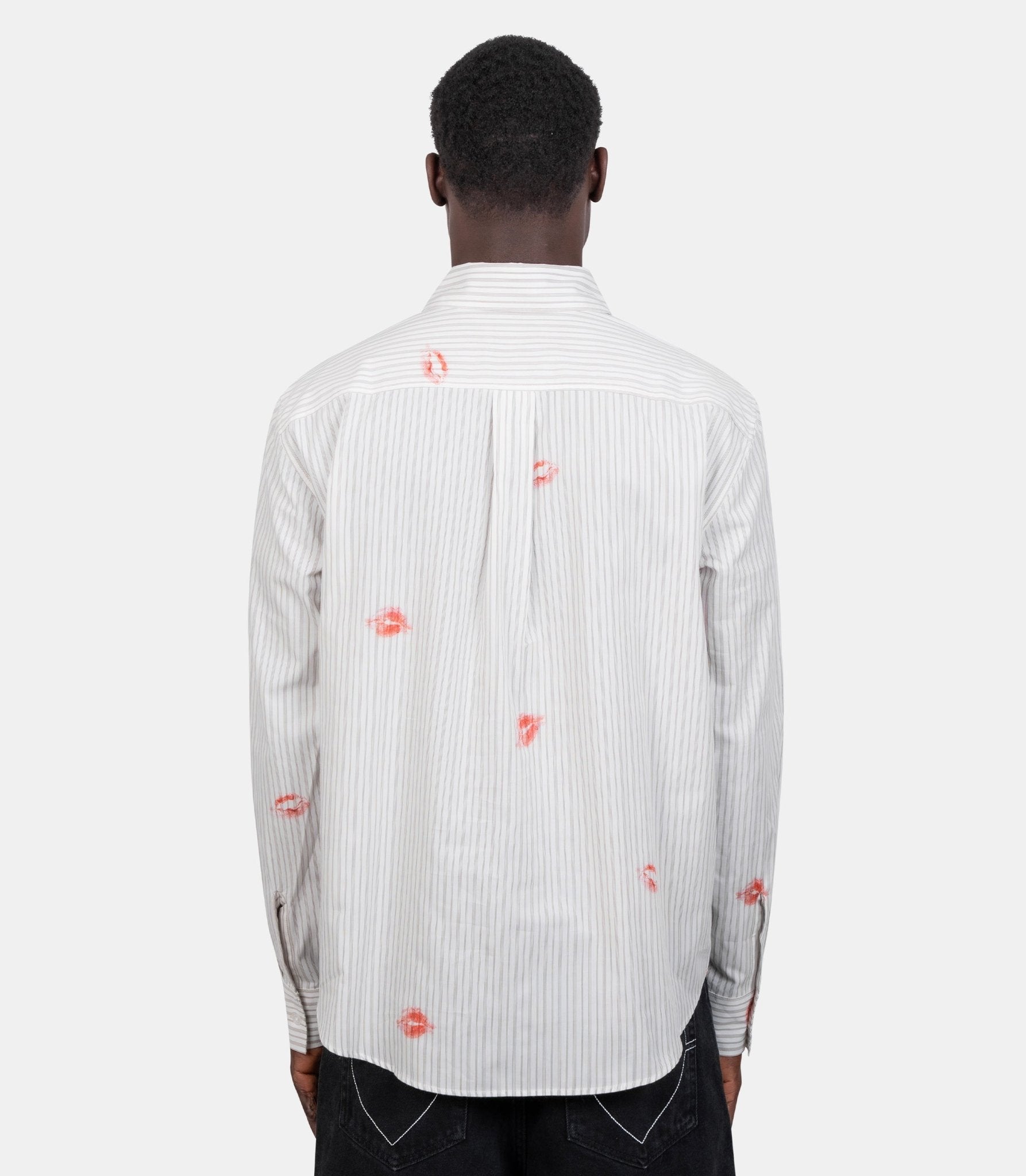 Chemise business sensual - SS26LSS0201-stripe-S - Carne bollente