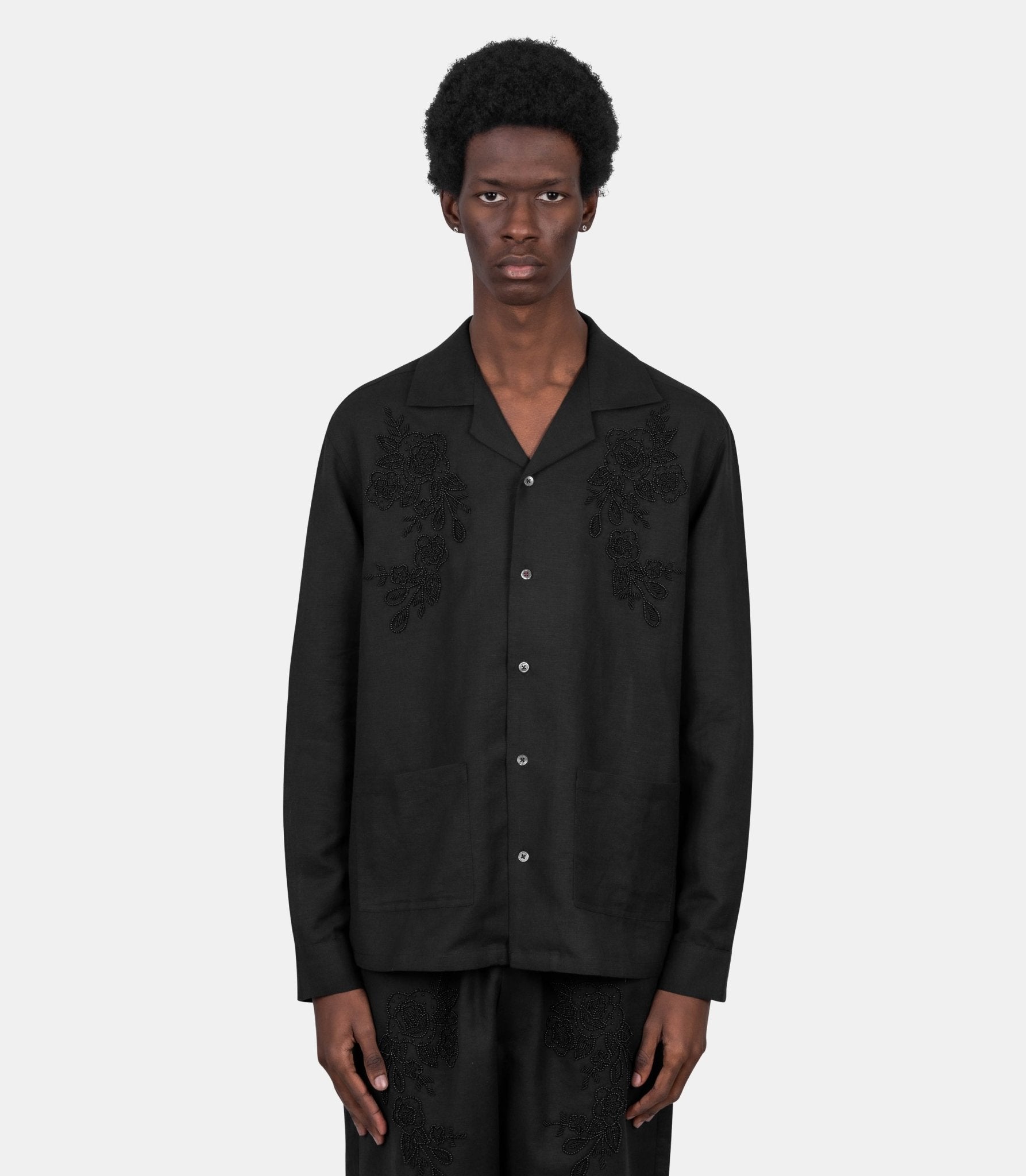 Chemise celeste - BZSS26SR01328-0015-S - Baziszt