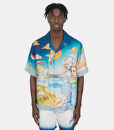 Chemise col cubain manches courtesU - MPS25 - SH - 003 - 05 - MCasablanca