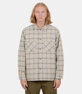 Chemise col ouvert à carreaux ombrés3818 - 0389 - 791 - 20 - FW23 - MBeams +