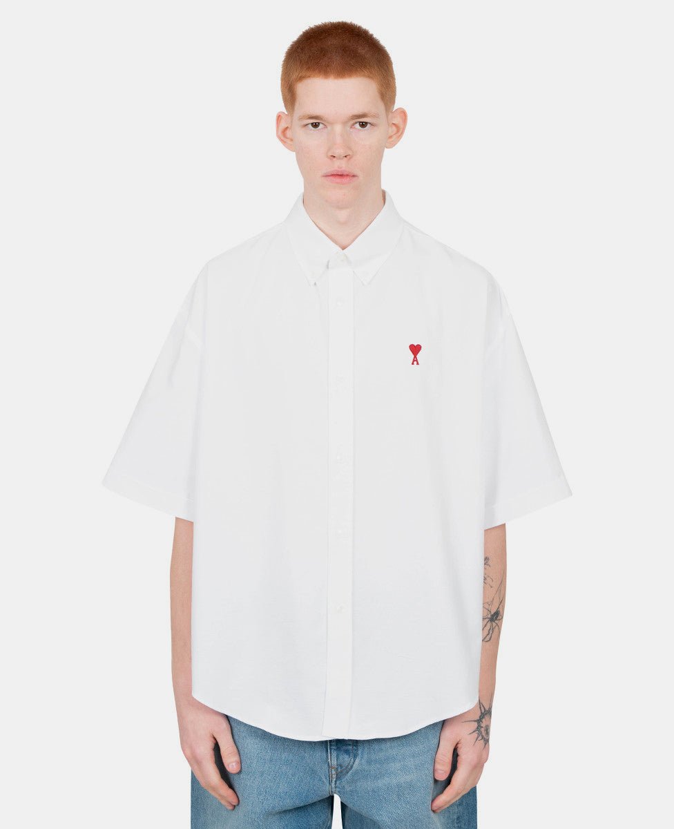 Chemise coupe boxy manches courtesHSH230 - CO0031 - 168 - XSAmi