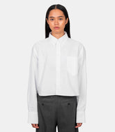 Chemise croppée oversize ami de coeur - FSH770.CO0031-168-34 - Ami paris