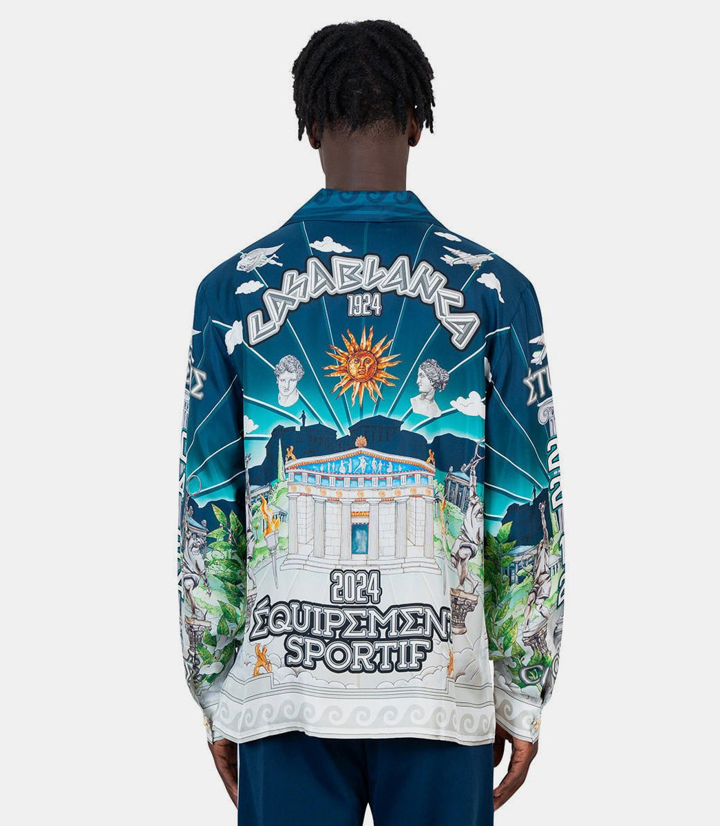 Chemise cubaine le temple du sportU - MF24 - SH - 006 - 02 - LETEMPLEDUSPORT - FW24 - MCasablanca