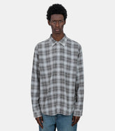 Chemise dax plaid - 1110375-brown-S - Stüssy