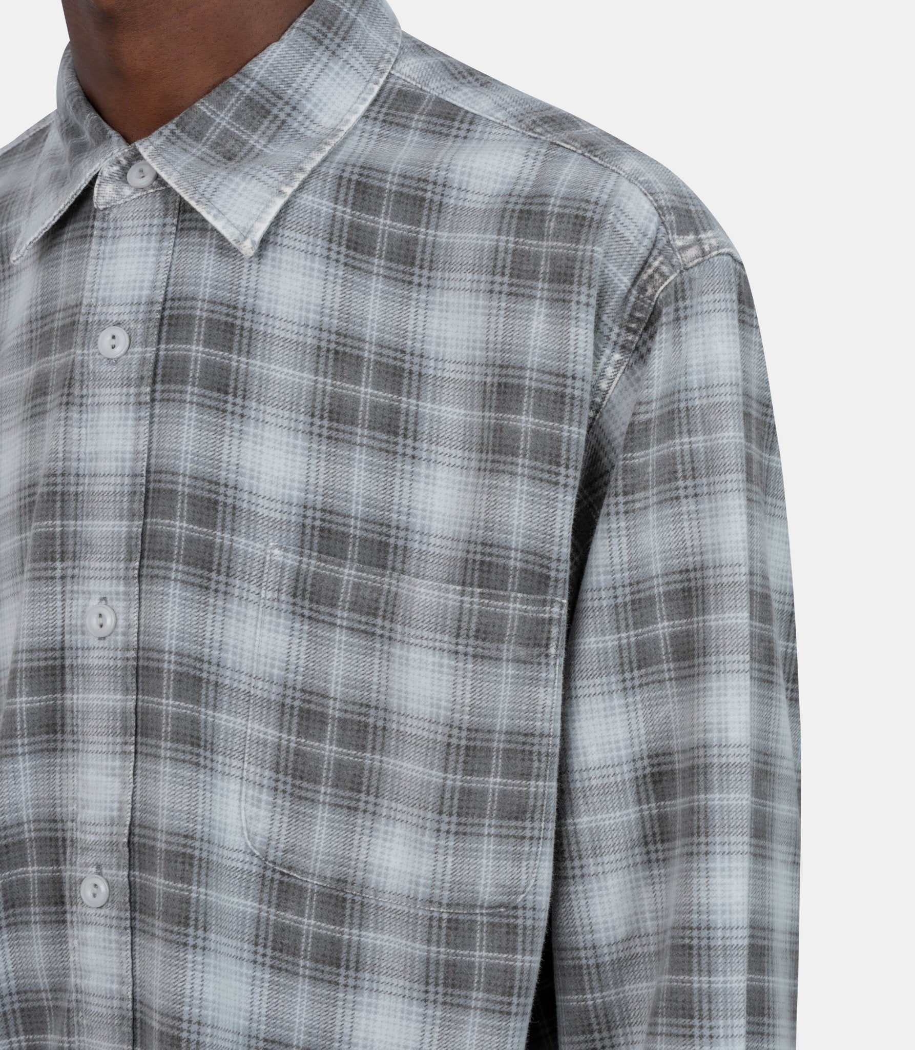 Chemise dax plaid - 1110375-brown-S - Stüssy