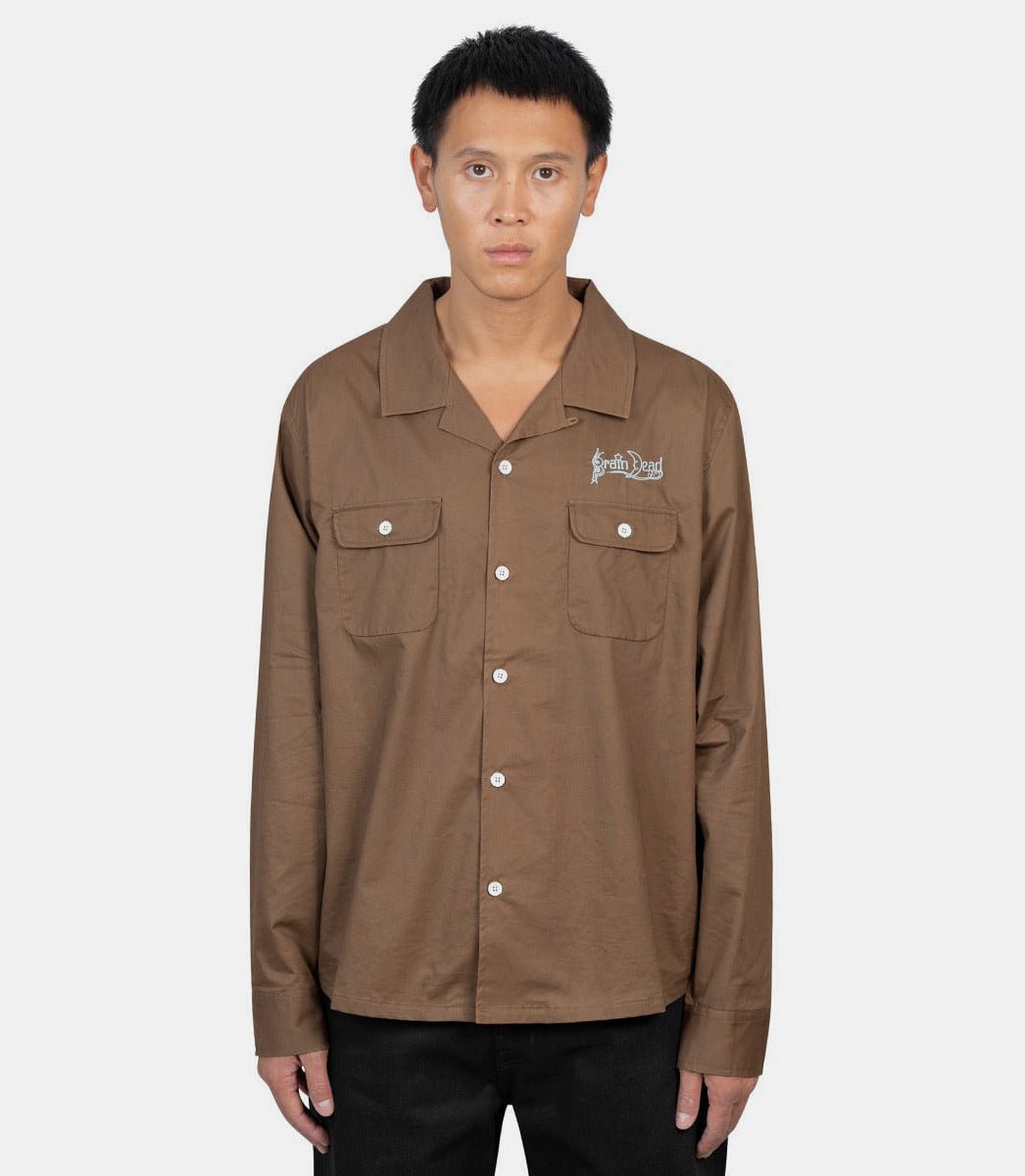 Chemise de camp popelineT24003973 - CHOC - FW24 - MBrain dead