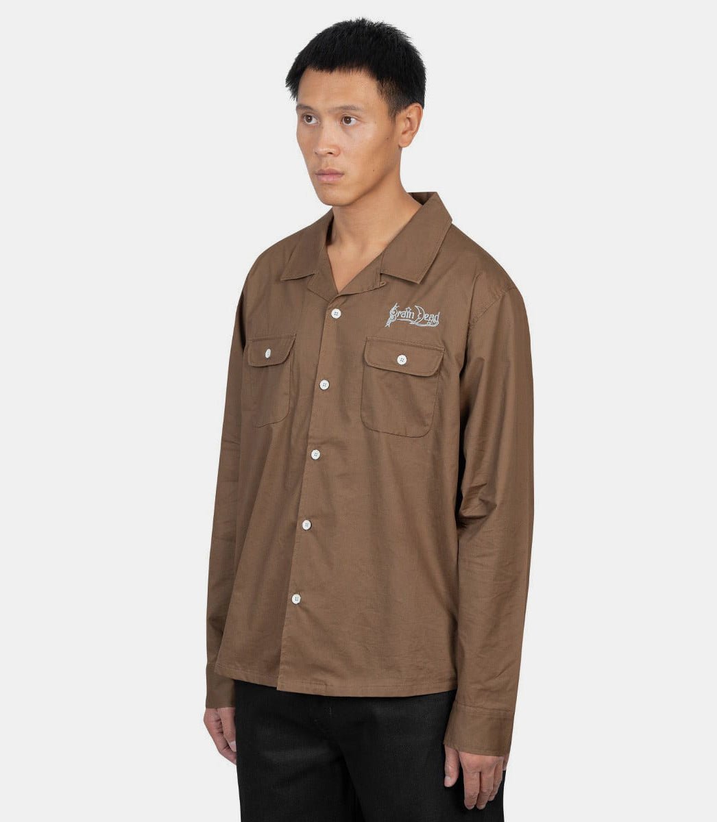 Chemise de camp popelineT24003973 - CHOC - FW24 - MBrain dead