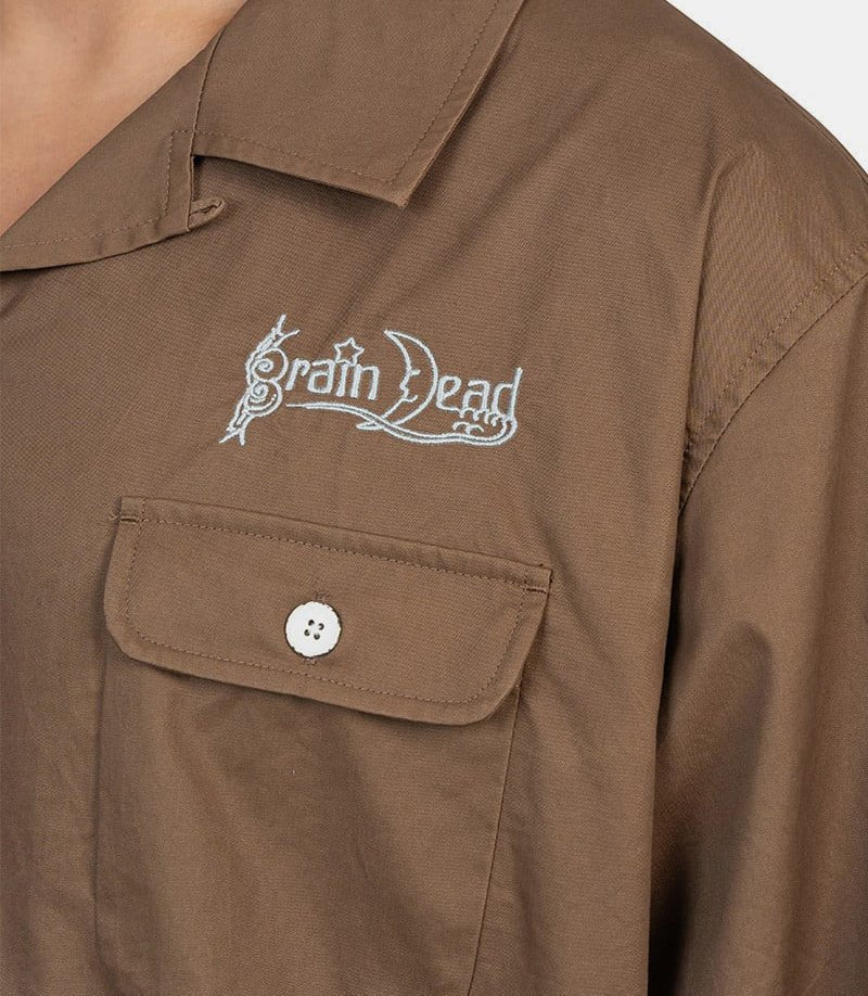 Chemise de camp popelineT24003973 - CHOC - FW24 - MBrain dead