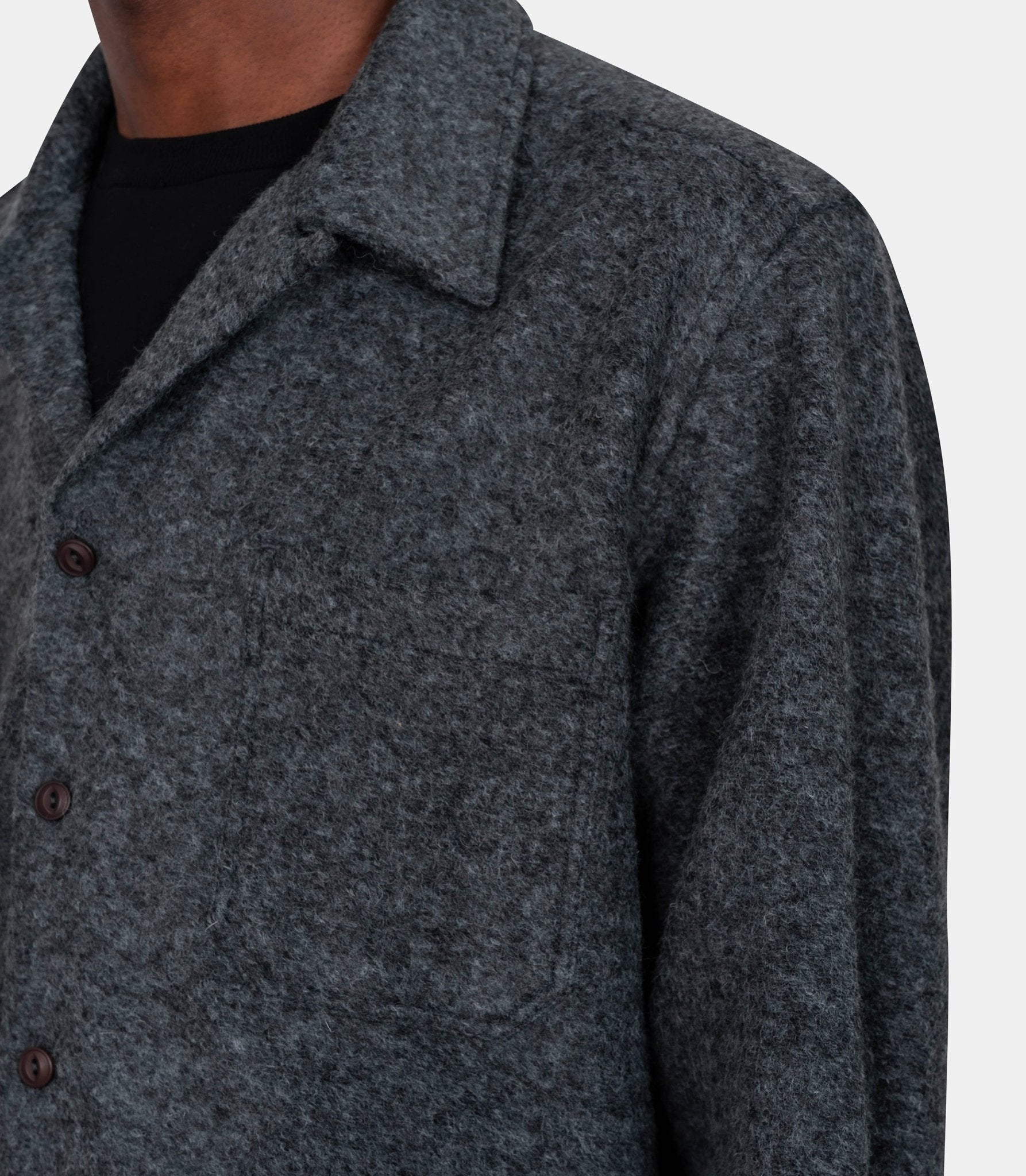 Chemise de travail - 33566 - grey - S - Universal works.