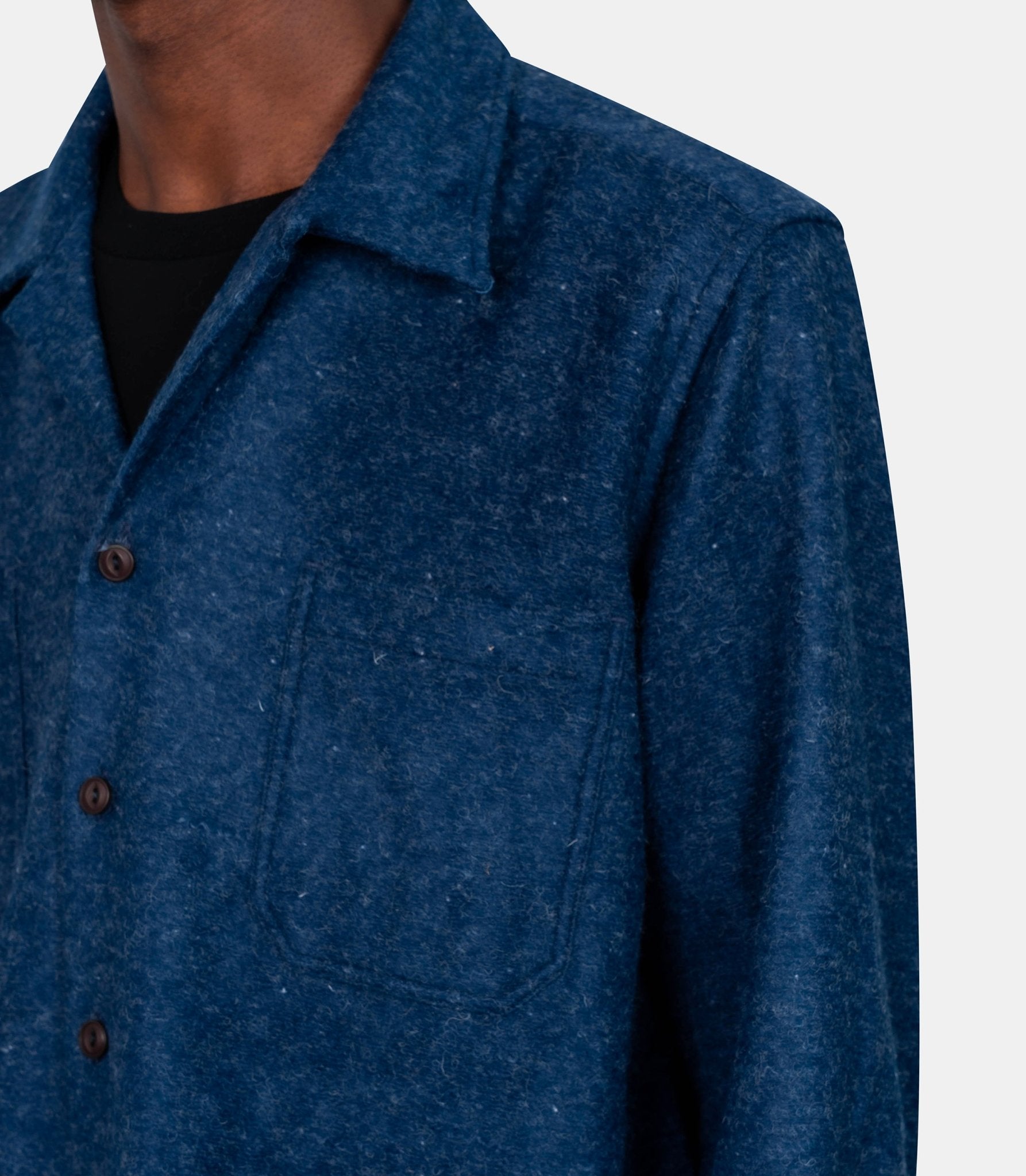 Chemise de travail - 33566 - navy - S - Universal works.