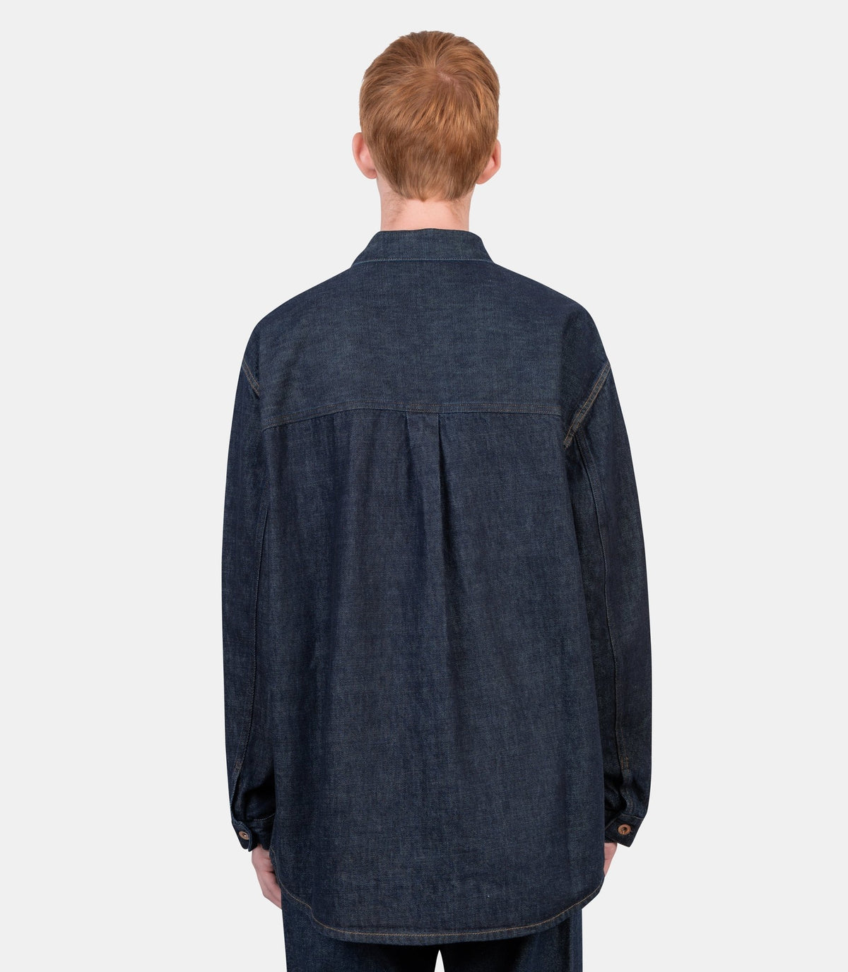 Chemise denim x kuro-990013-0603-S-Maison kitsuné