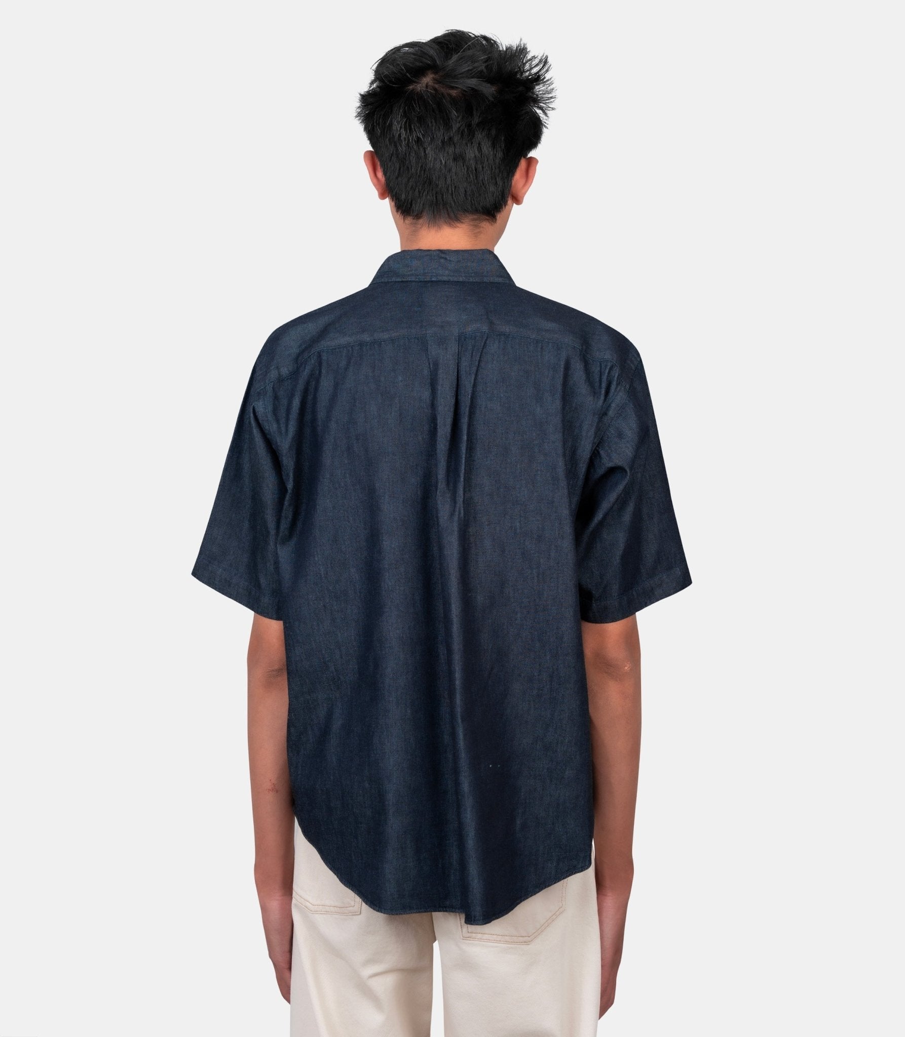 Chemise dot button b.d. - DT-B0337-DUG-INDIGO-38 - Danton