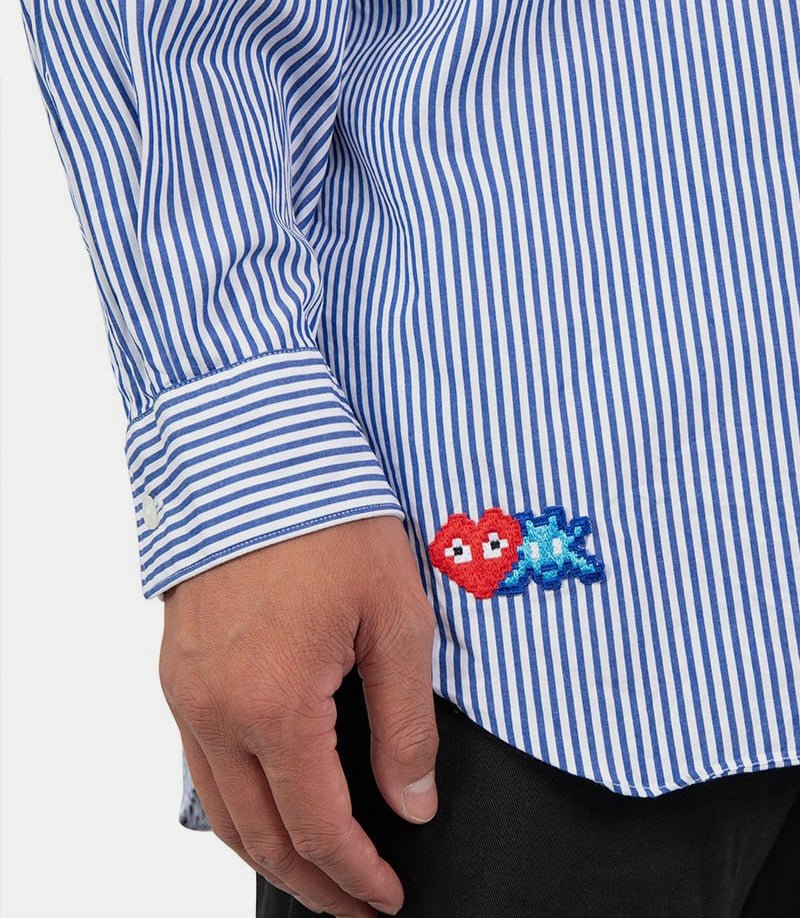 Chemise double logo pixelAZ - B026 - 051 - 1 - SComme des garçons play