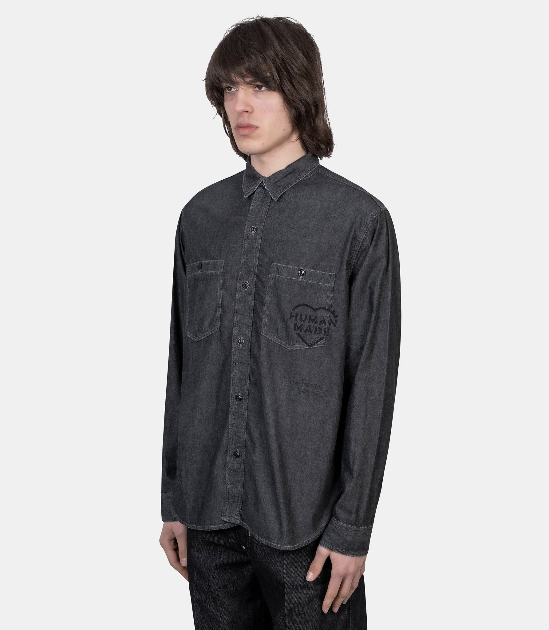 Chemise en chambray - HM31SH006CH-M - Human made