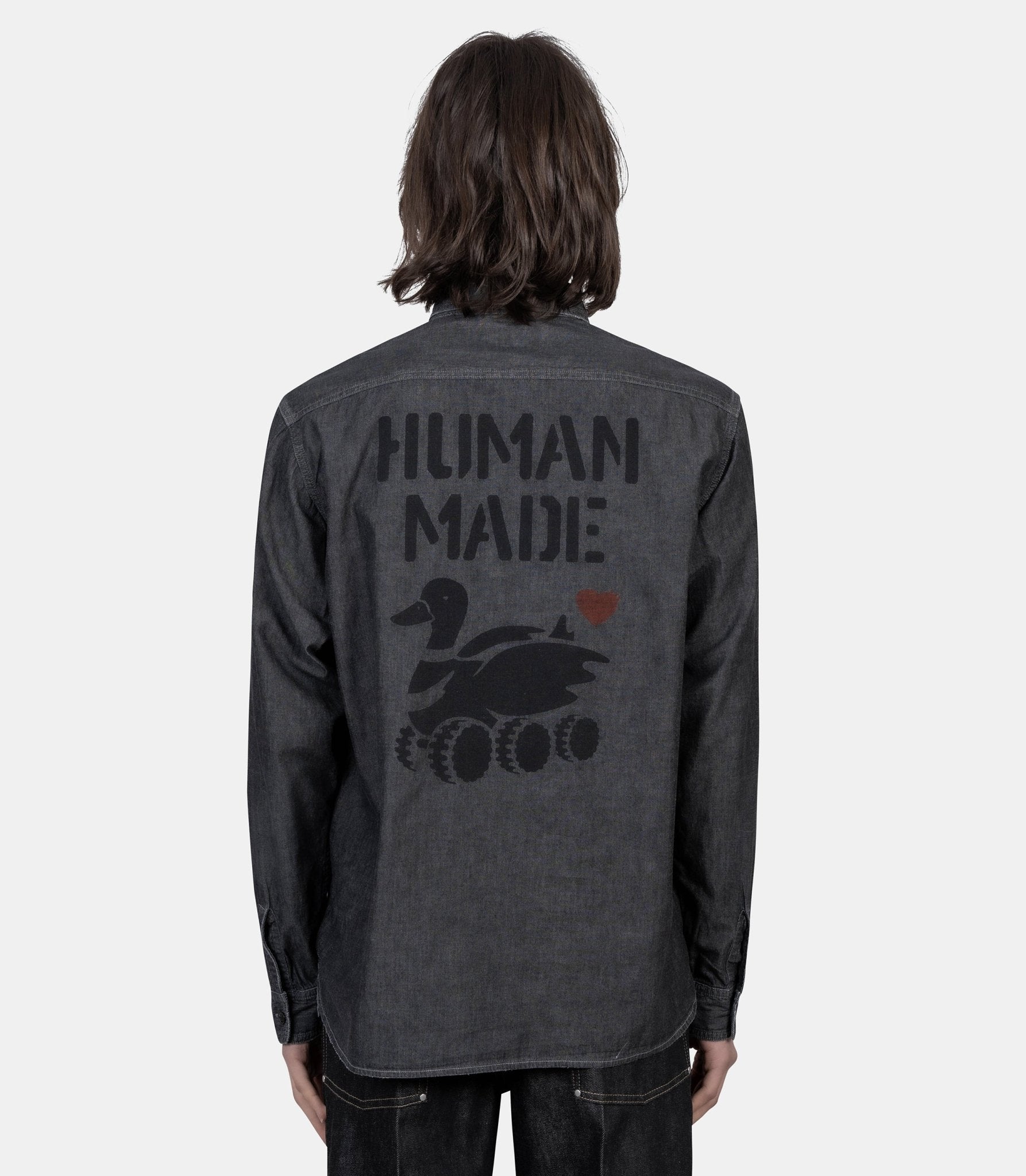 Chemise en chambray - HM31SH006CH-M - Human made