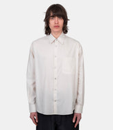 Chemise en coton et soie lavée - SH1236-LF1500-WH048-46 - Lemaire