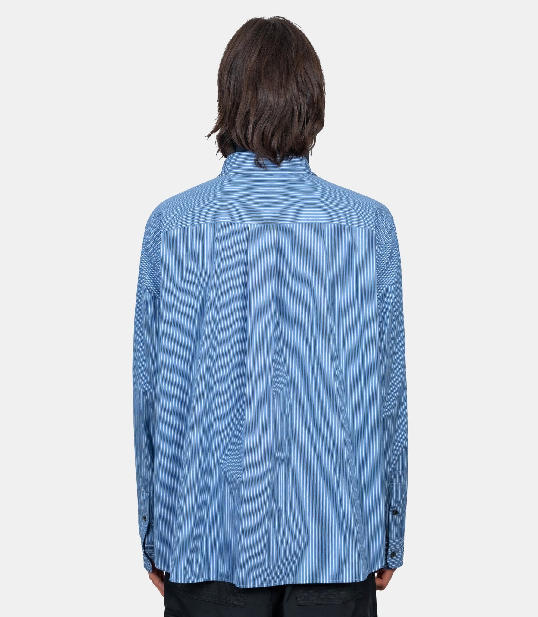 Chemise en popeline - 25 - 03778M - 421 - 2 - Sacai