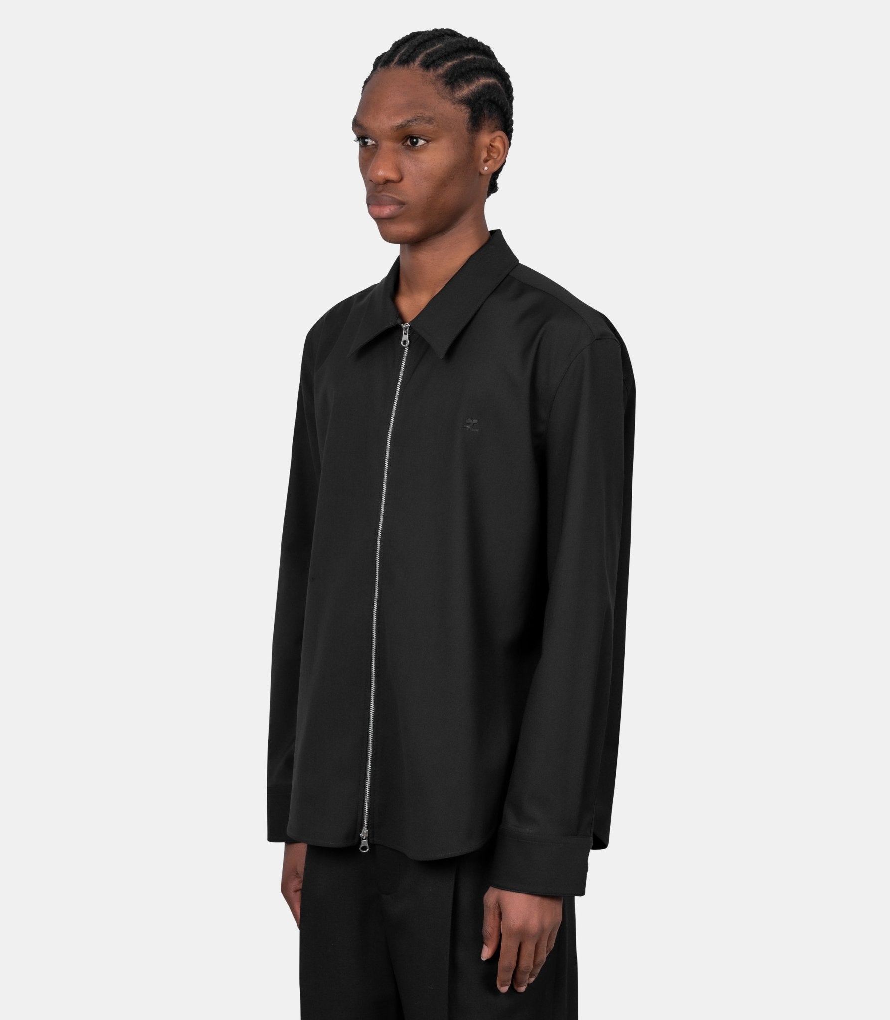 Chemise en sergé zippée - 126CCH128PL0222-9999-46 - Courrèges