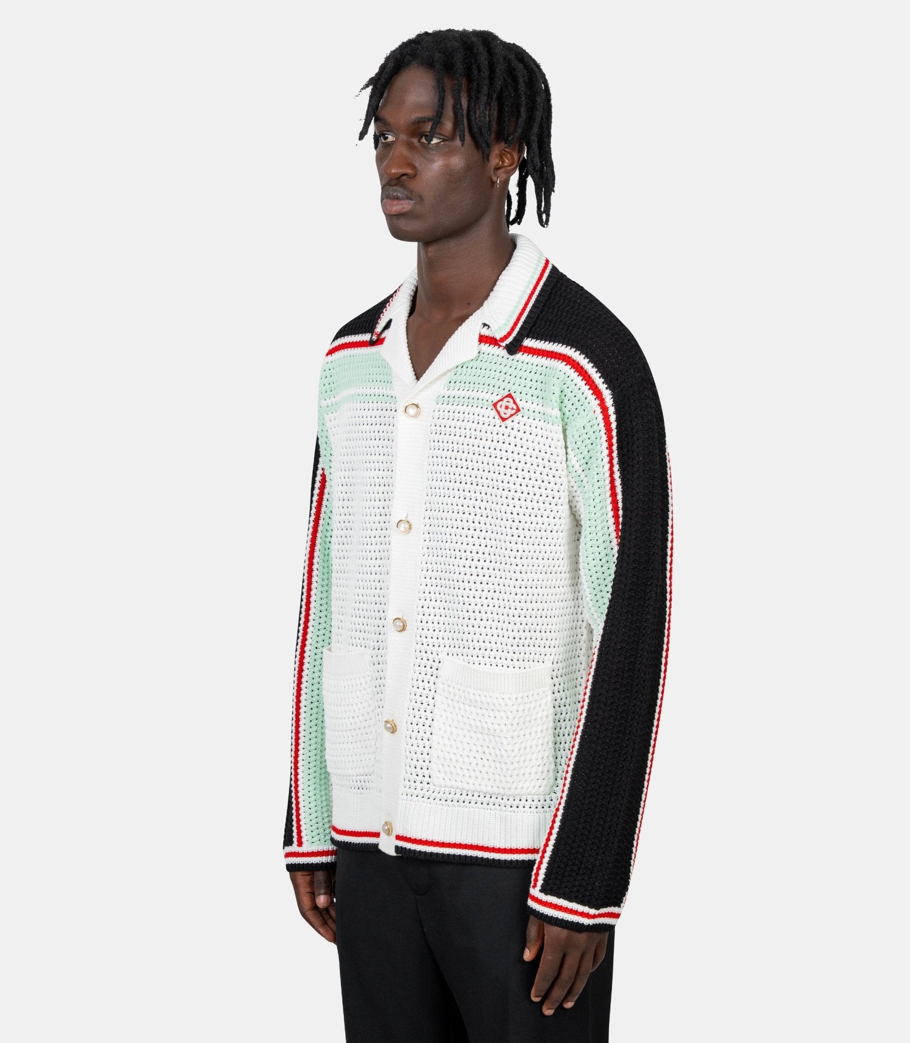 Chemise faux crochet - MPF25-KW-998-01-S - Casablanca